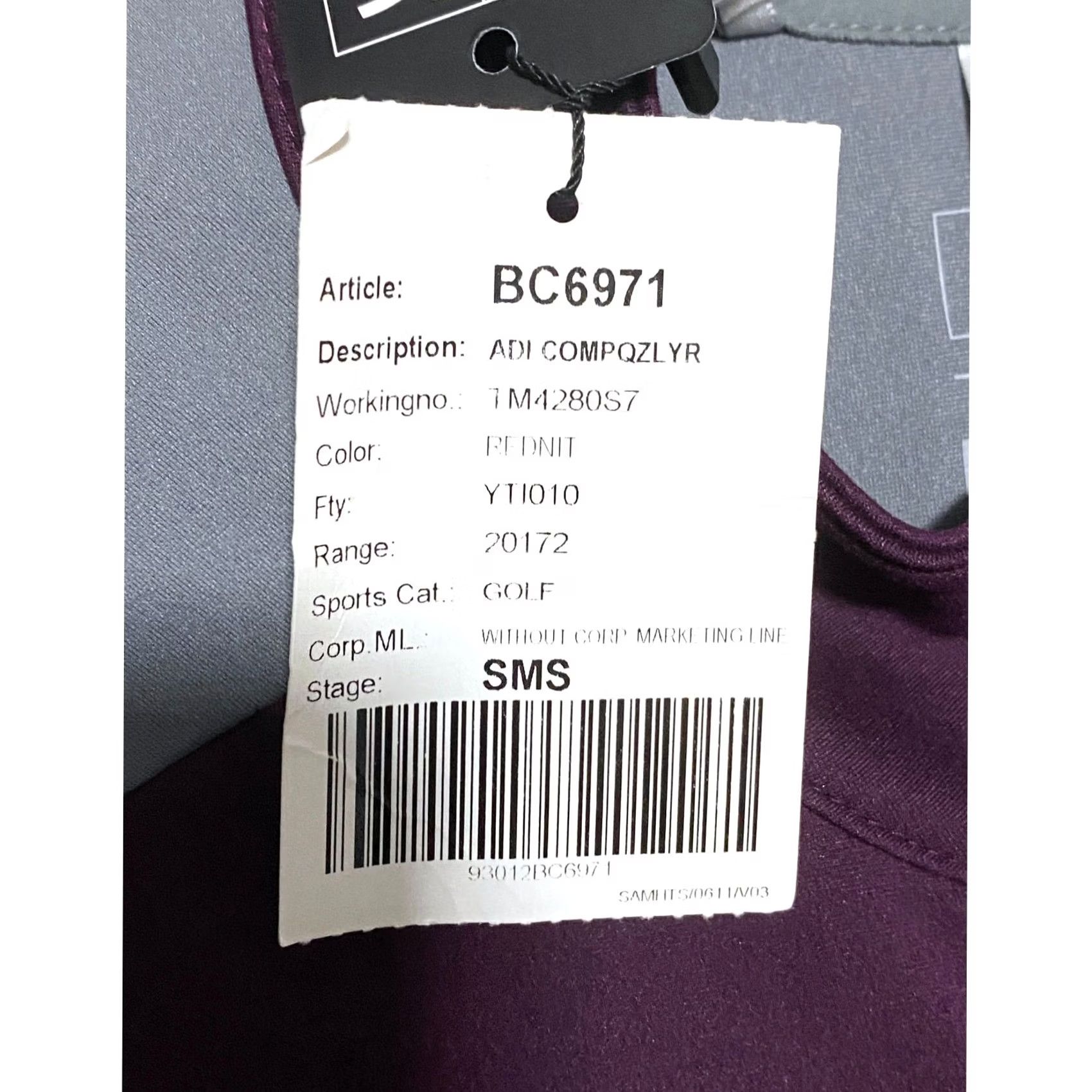Adidas Adidas Golf 1/4 Zip Pullover Mens M Athleisure NWT Striped Sleeve Purple Colorblock Pullover Casual Activewear Sportswear Shirt Size US M / EU 48-50 / 2 - 5 Thumbnail