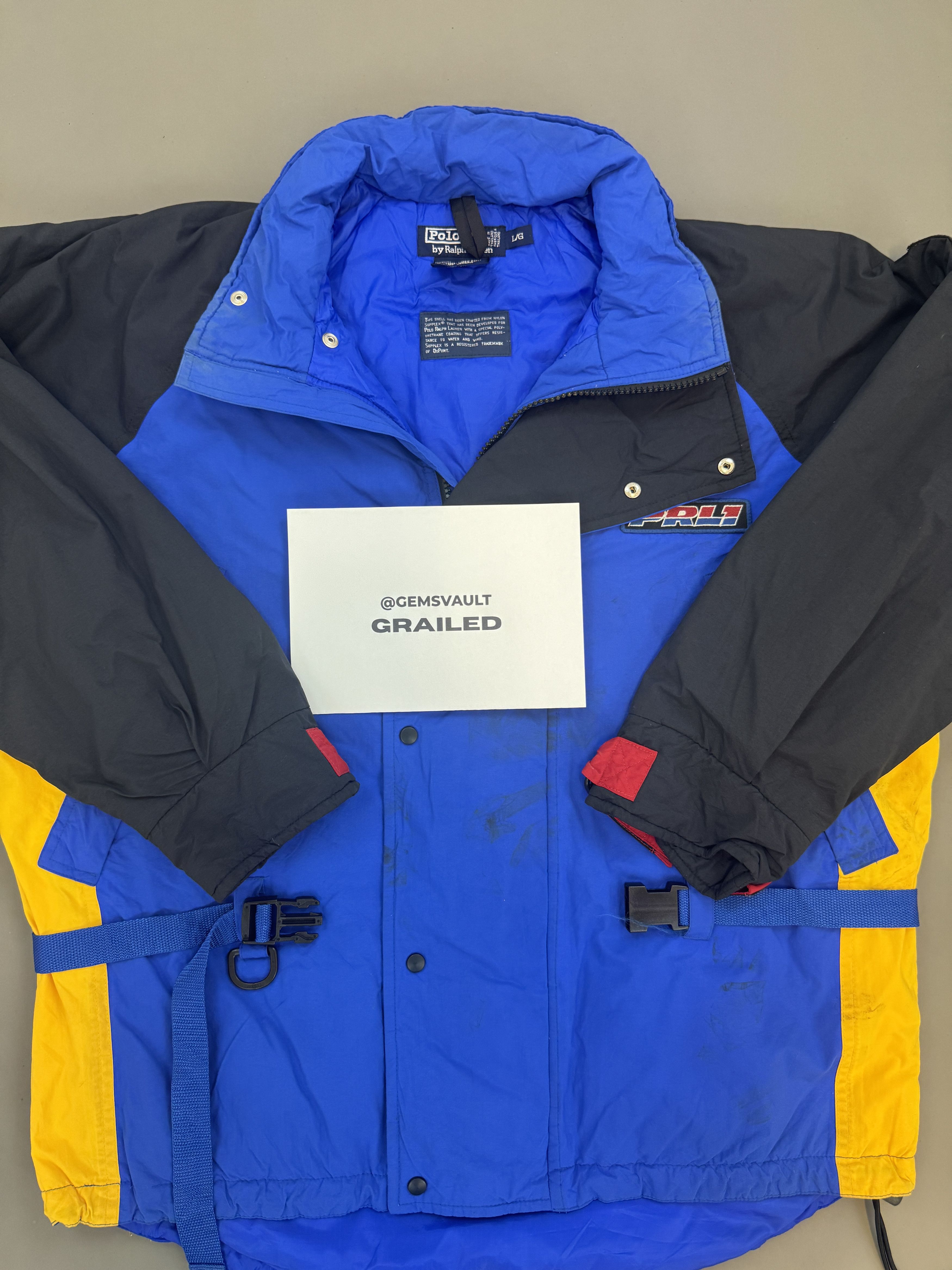 Polo Ralph Lauren Vintage Polo Ralph Lauren Blue Skiing Jacket Size US L / EU 52-54 / 3 - 6 Thumbnail