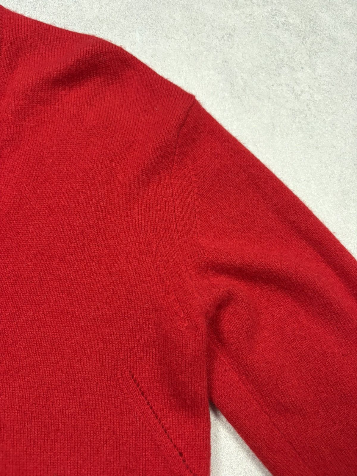 Zadig & Voltaire Zadig & Voltaire Cashmere V-Neck Women’s XS Red Knit Sweater Size XS / US 0-2 / IT 36-38 - 12 Thumbnail