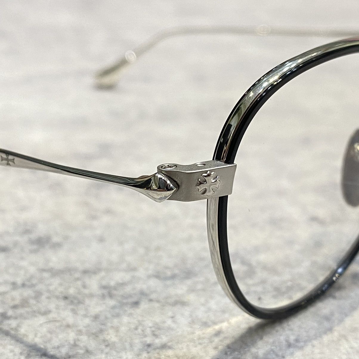 Chrome Hearts CHROME HEARTS Bone Prone IV Black/Shiny Silver Size ONE SIZE - 4 Thumbnail