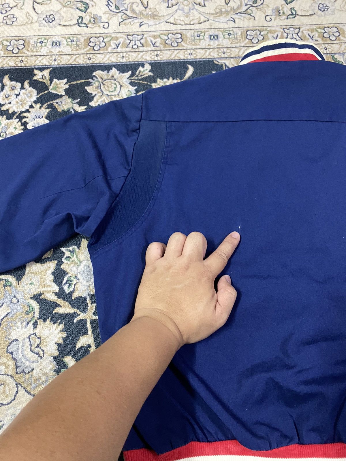 Other Vintage Blue Izod Lacoste Zipper Jacket Size US L / EU 52-54 / 3 - 20 Thumbnail