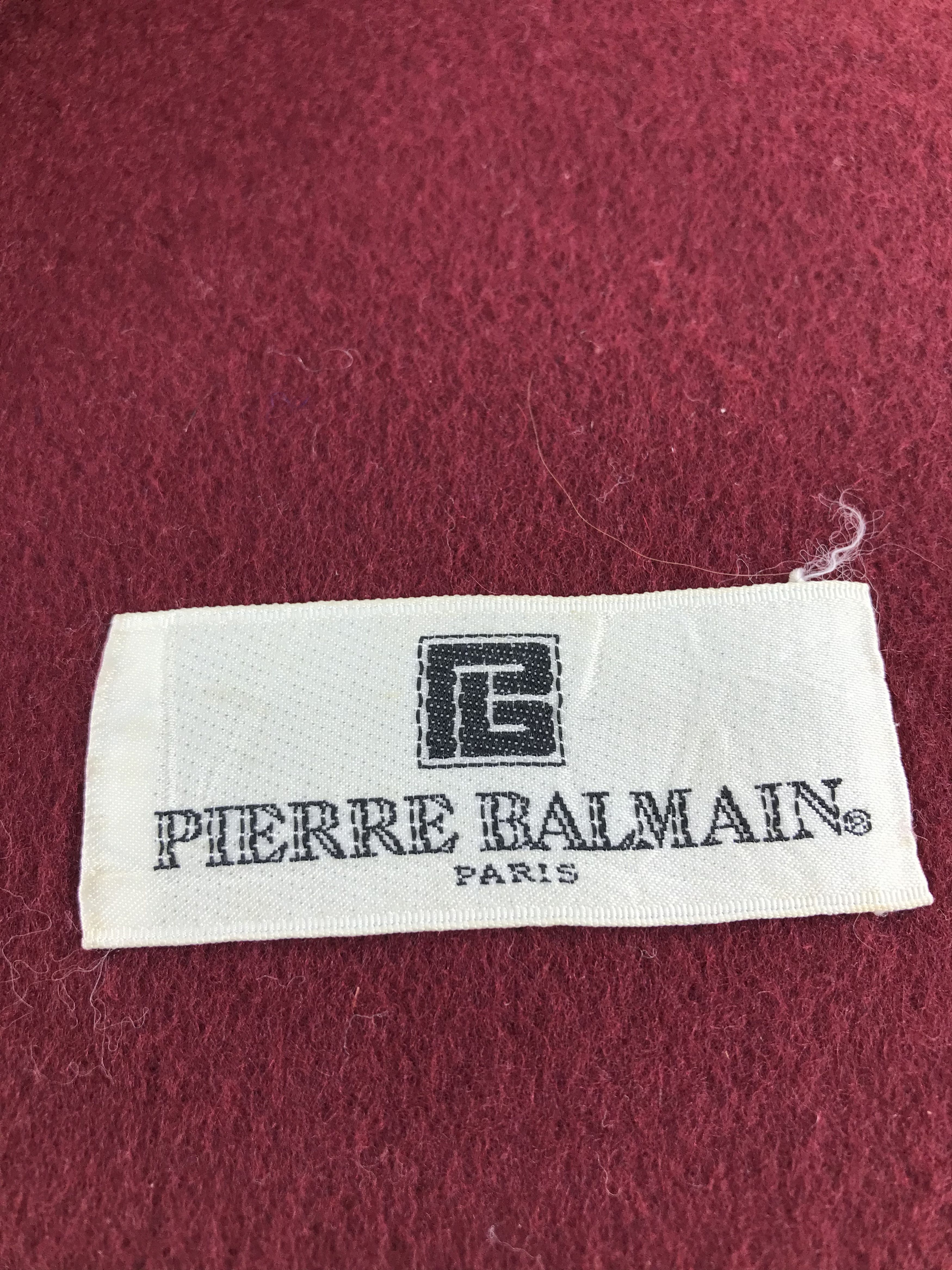 Pierre Balmain Pierre Balmain Wool Scarf Muffler V410 Size ONE SIZE - 5 Thumbnail