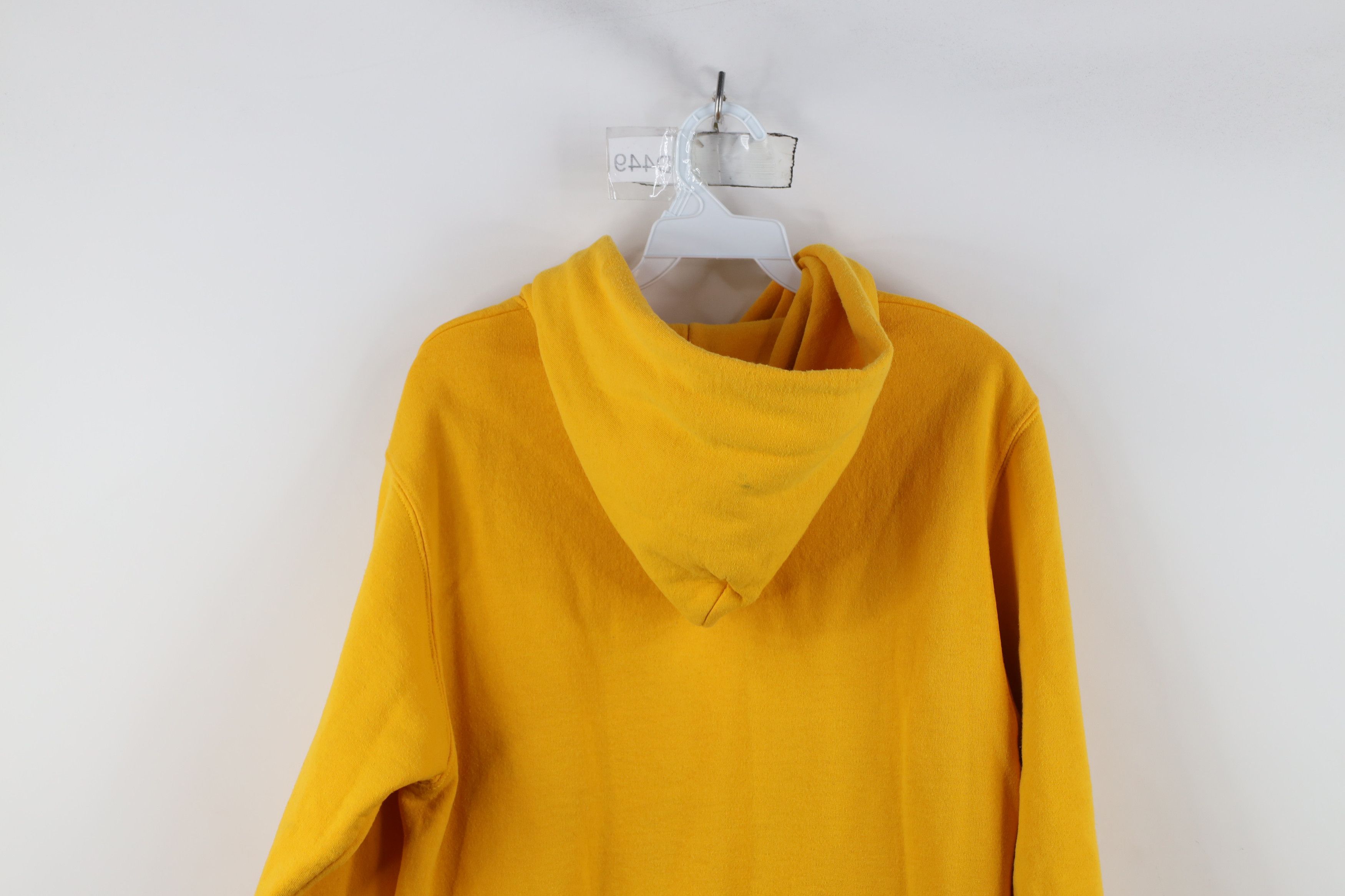 Vintage Vintage 90s Streetwear Blank Hoodie Sweatshirt Yellow Size US S / EU 44-46 / 1 - 14 Thumbnail