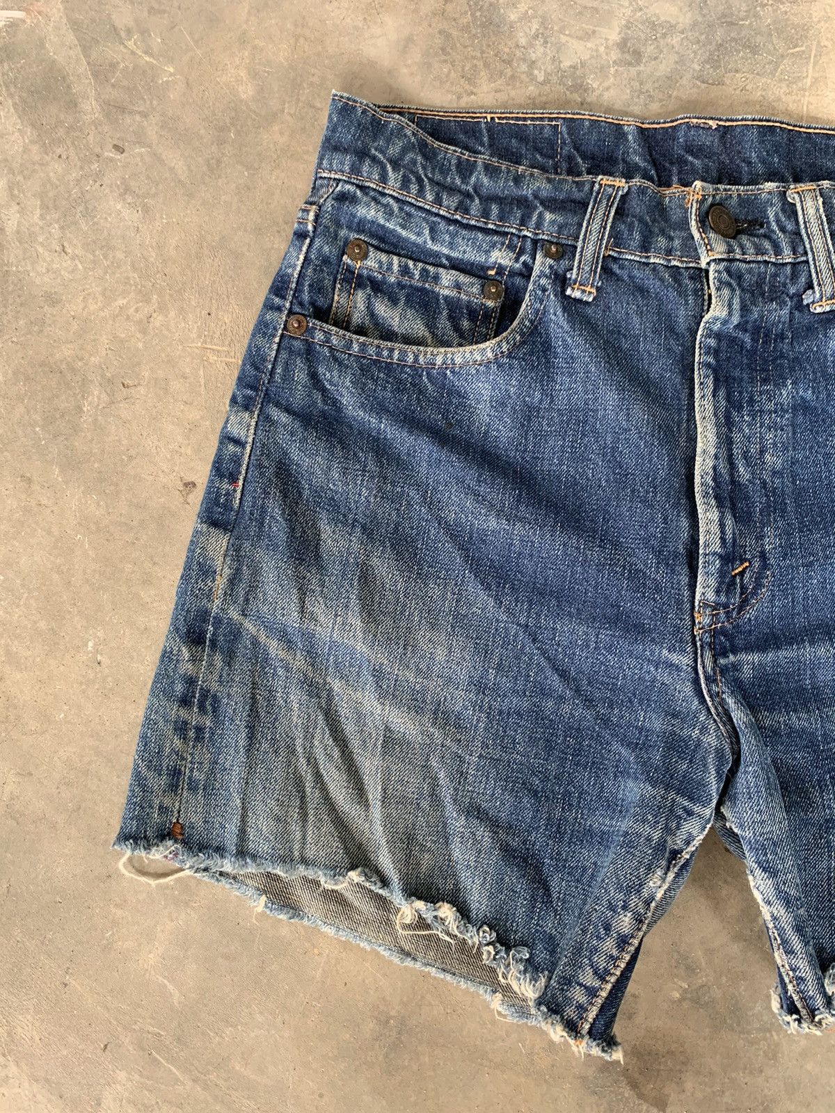 Levi's Vintage 60s Levis Big E 502 #5 Distressed Selvedge Denim Size US 29 - 7 Thumbnail