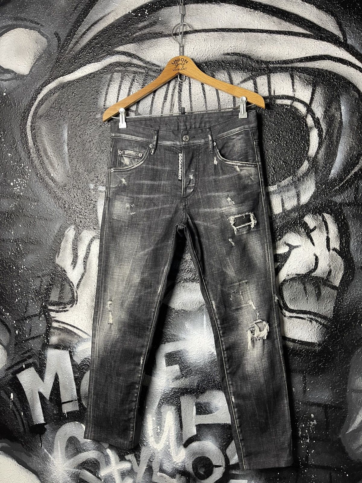 Dsquared2 Dsquared2 Distressed Black Denim Slim Jeans Women’s Size 36 Size 25" / US 0 / IT 36 - 1 Thumbnail
