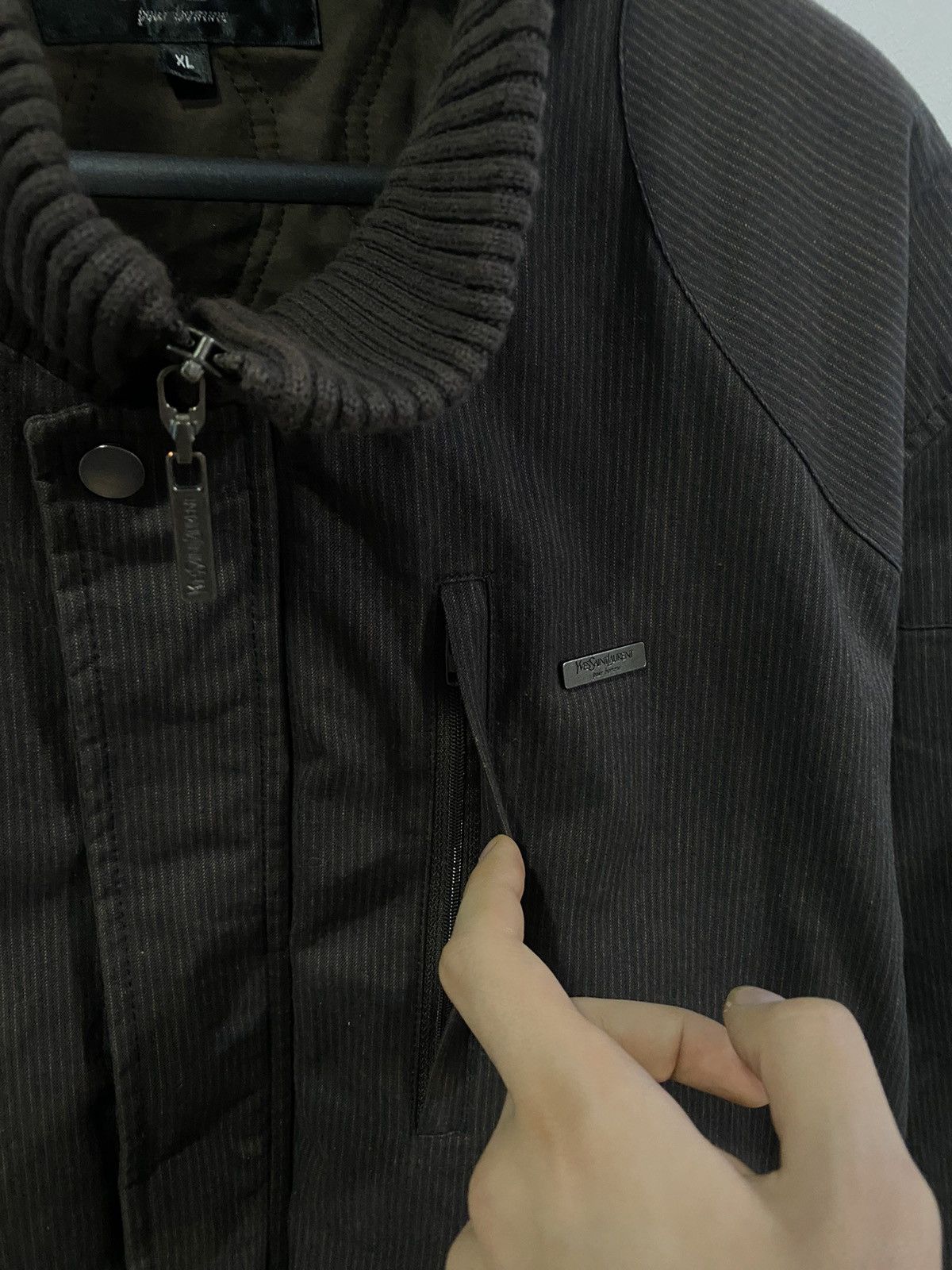 Yves Saint Laurent Warm YSL Jacket Brown Winter/Autumn/Spring Vintage Bomber Size US XL / EU 56 / 4 - 15 Thumbnail
