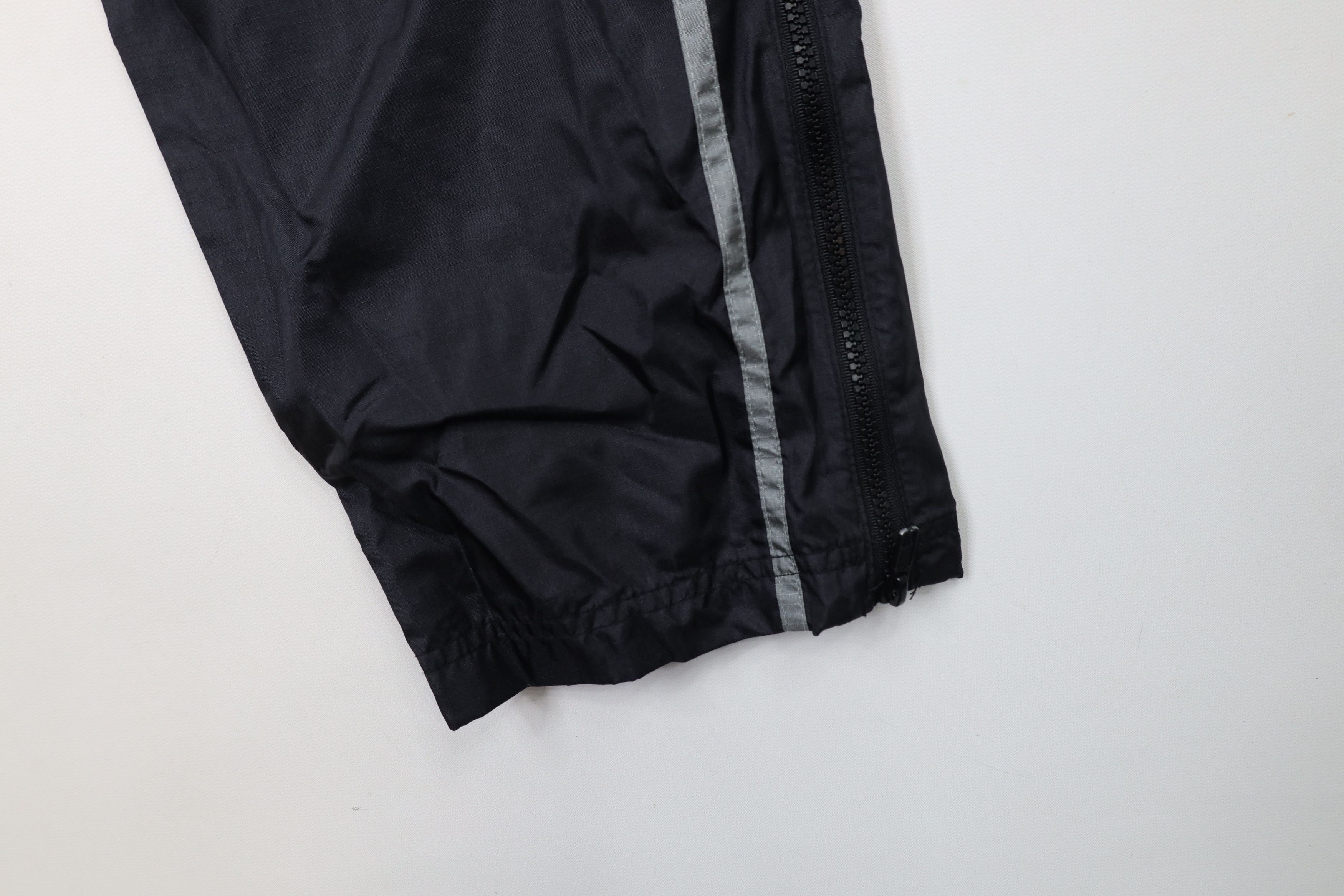 Reebok × Vintage Vintage 90s Reebok Logo Lined Nylon Windbreaker Pants Black Size US 36 / EU 52 - 5 Thumbnail
