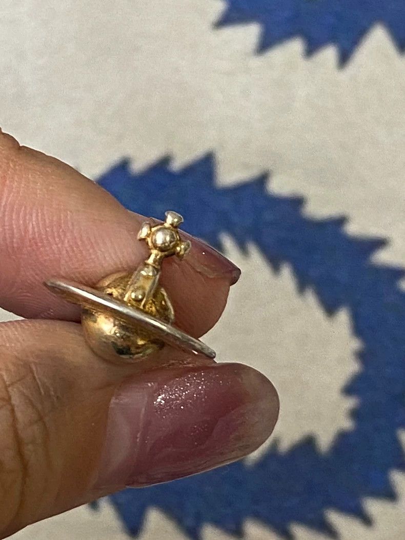 Vivienne Westwood Vivienne Westwood Vintage golden sterling silver hemispher Size ONE SIZE - 3 Thumbnail
