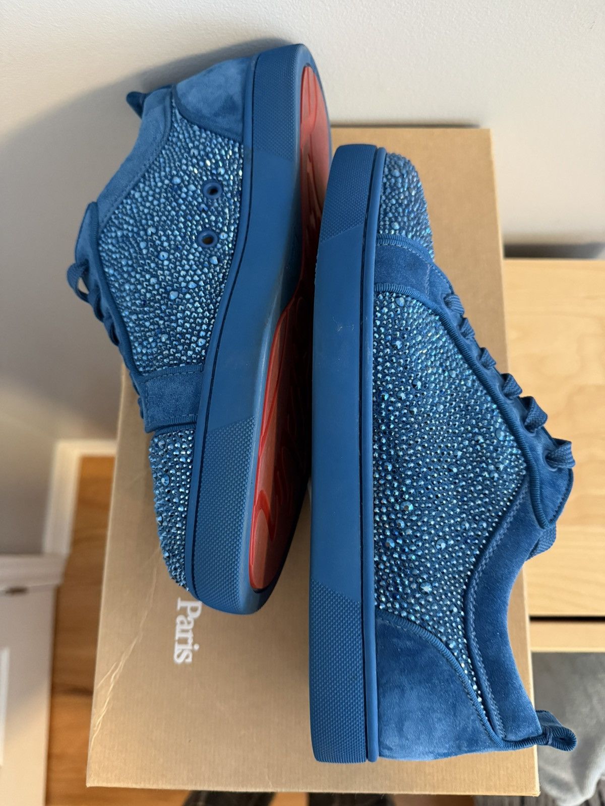 Christian Louboutin Christian Louboutin Louis Strass Flat Size US 8 / EU 41 - 4 Thumbnail