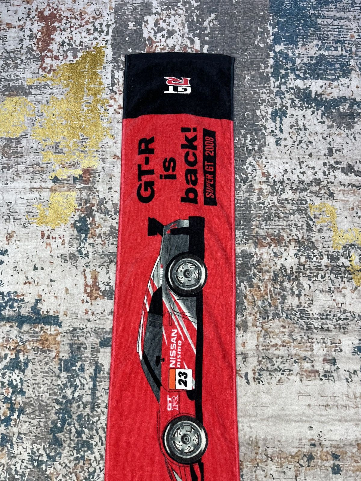 NASCAR Super GT-R 2008 Nissan Nismo Muffler Towel Size ONE SIZE - 7 Thumbnail