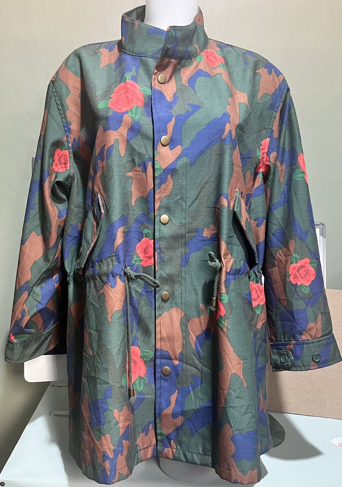 Other Elf Sack Women’s Floral Camouflage Coat Size M / US 6-8 / IT 42-44 - 1 Thumbnail