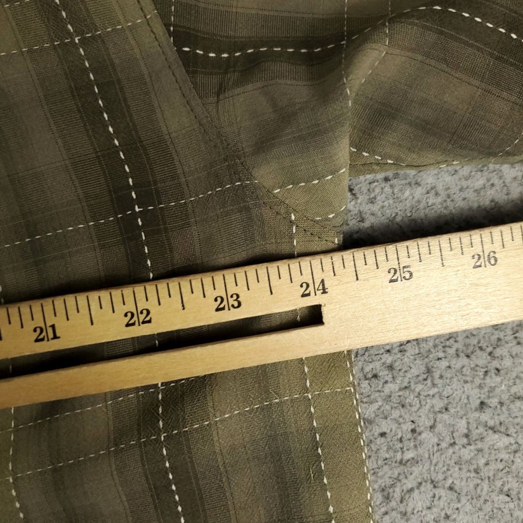 Tommy Bahama Tommy Bahama Shirt Mens Large Beige Plaid Silk Hawaiian Button Up Short Sleeve Size US L / EU 52-54 / 3 - 5 Thumbnail