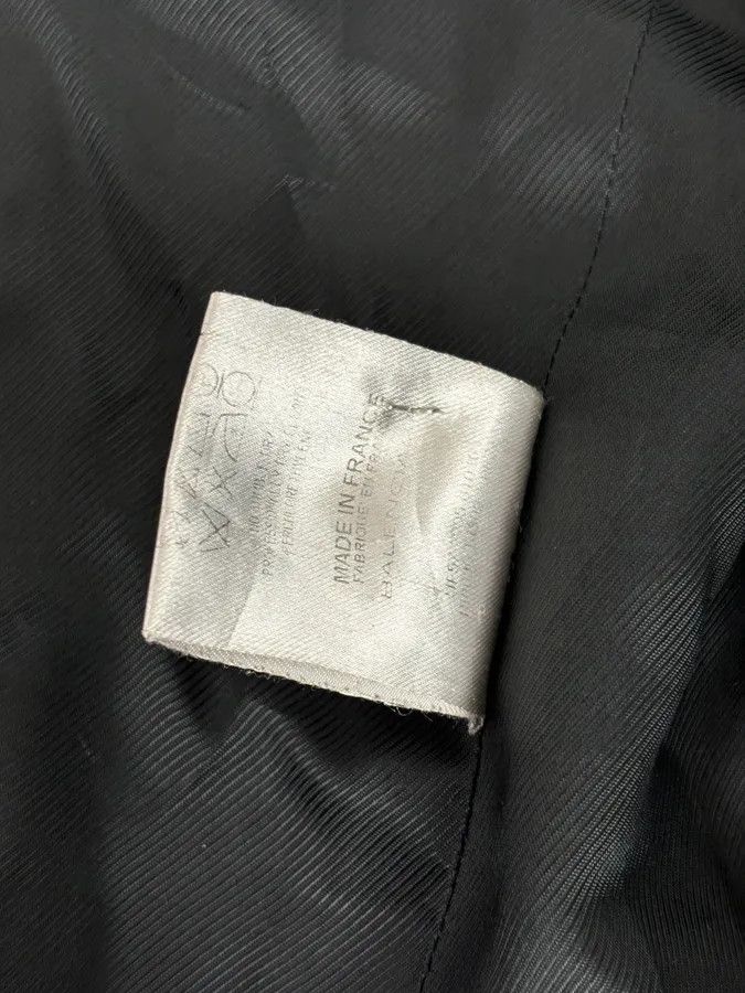 Balenciaga AW2005 Balenciaga Long Premium Wool Black Trench Coat Size US S / EU 44-46 / 1 - 12 Thumbnail