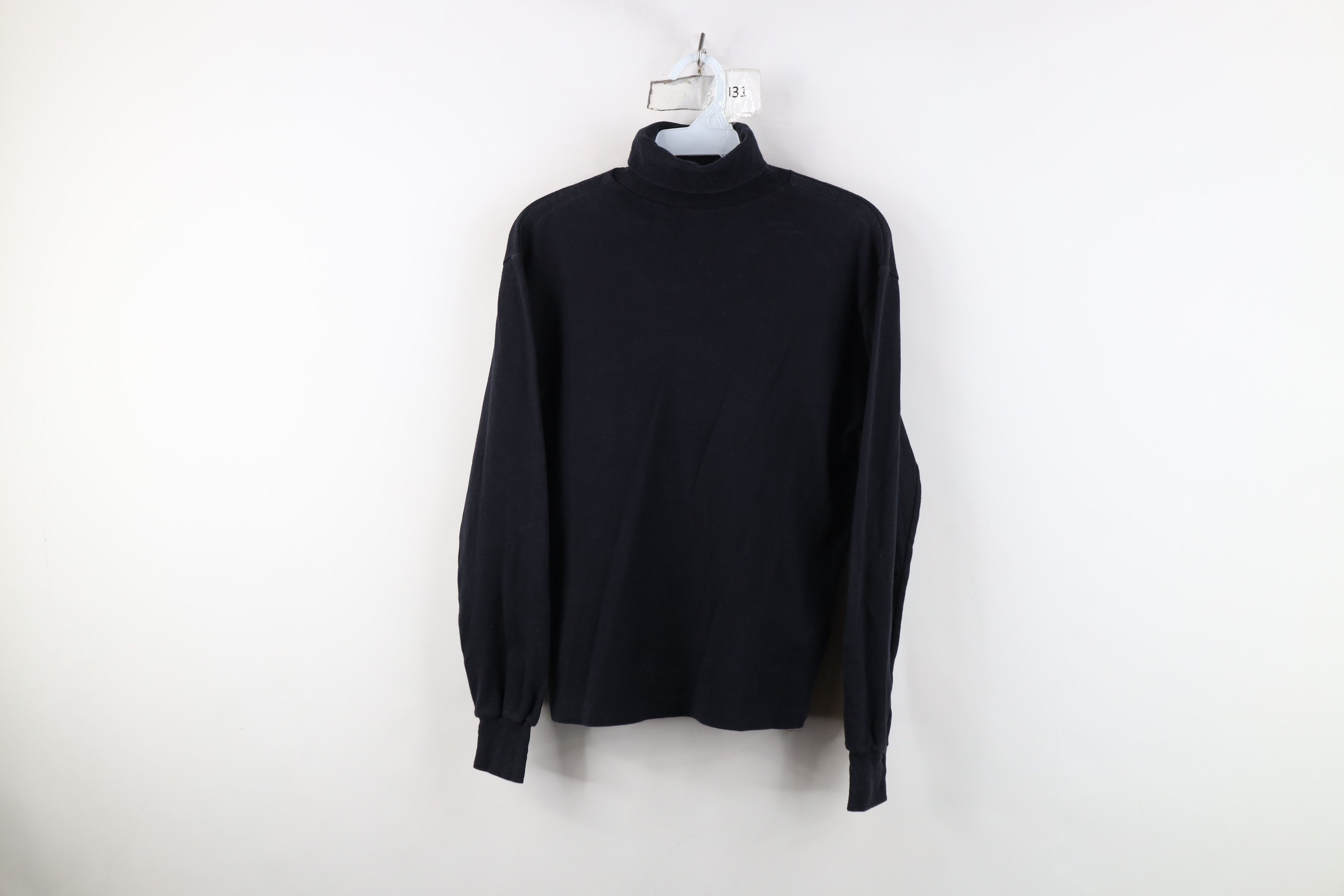 Brooks Brothers Vintage 60s 70s Brooks Brothers Turtleneck T-Shirt Black Size S / US 4 / IT 40 - 1 Thumbnail