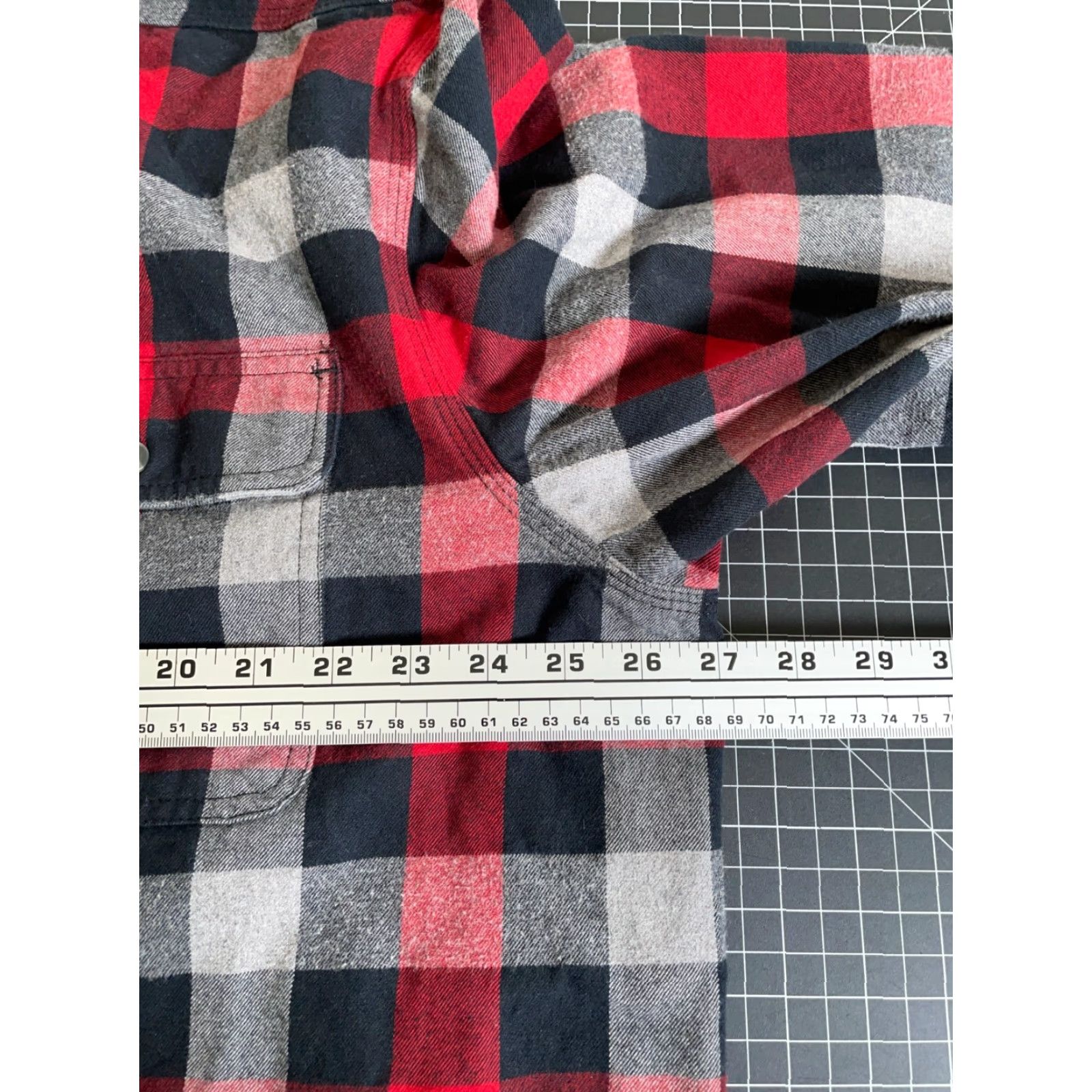 Carhartt Carhartt Flannel Shirt Adult 2XL Red Black Plaid Heavyweight Original Fit Workwear Mens Size US XXL / EU 58 / 5 - 5 Thumbnail