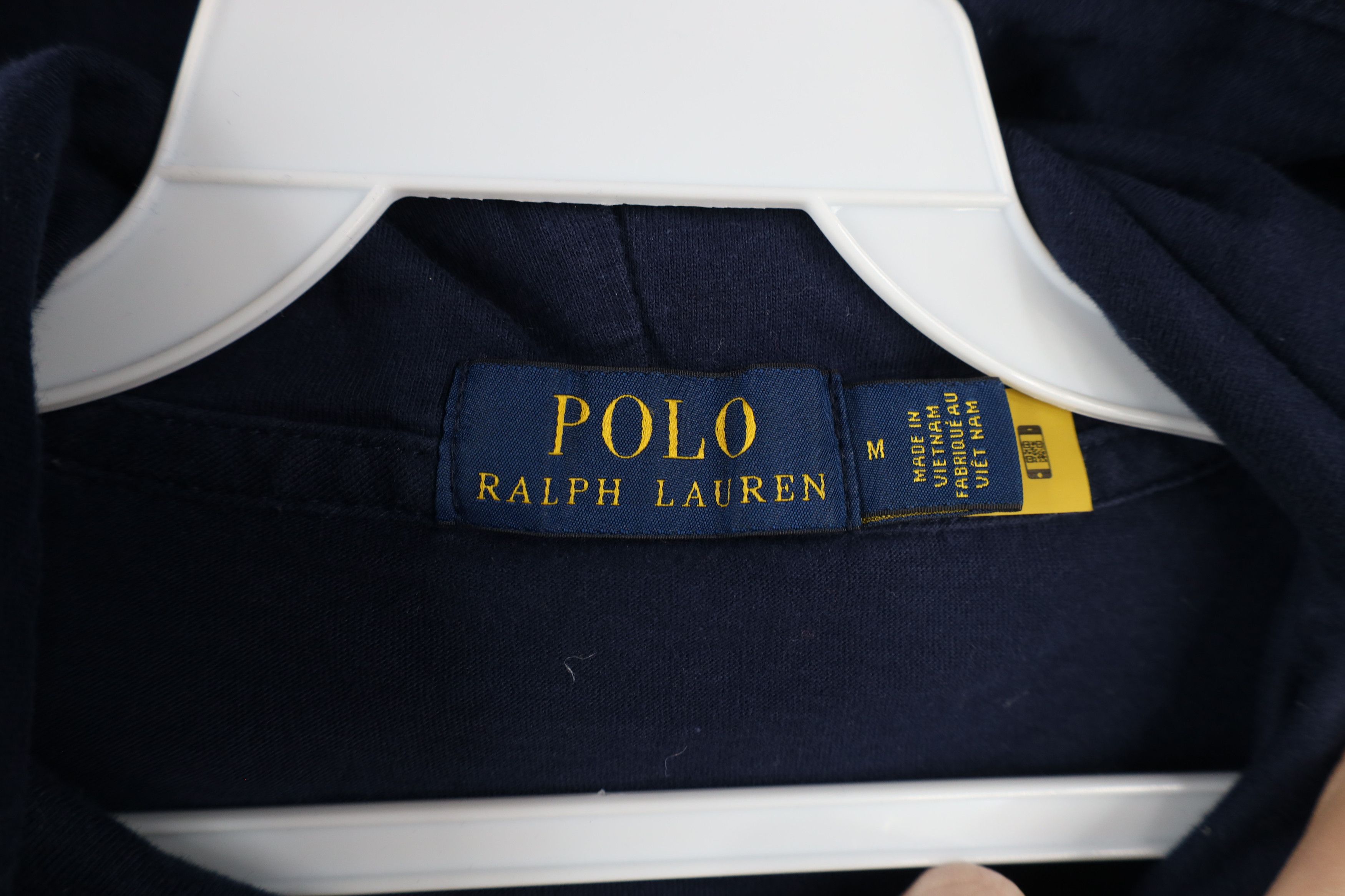 Ralph Lauren Vintage Ralph Lauren Spell Block Letter Hooded T-Shirt Blue Size US M / EU 48-50 / 2 - 9 Thumbnail