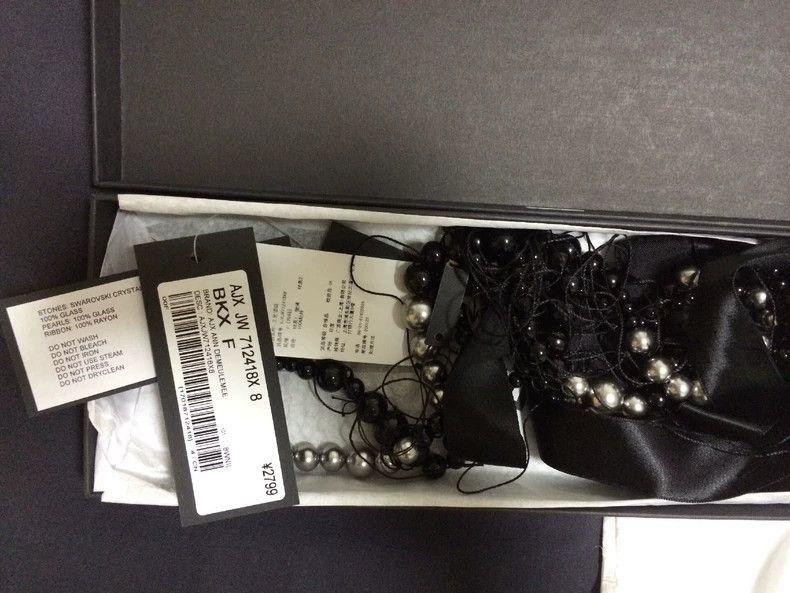 Ann Demeulemeester Ann Demeulemeester Ann Demeulemeester Swarov-beaded neckla Size ONE SIZE - 1 Thumbnail