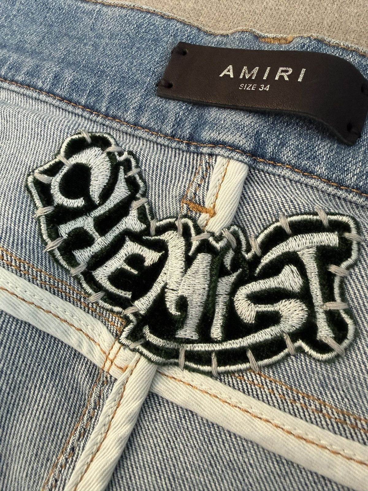 Amiri Brand New Authentic Amiri Men's Chemist Jeans Size US 34 / EU 50 - 6 Thumbnail