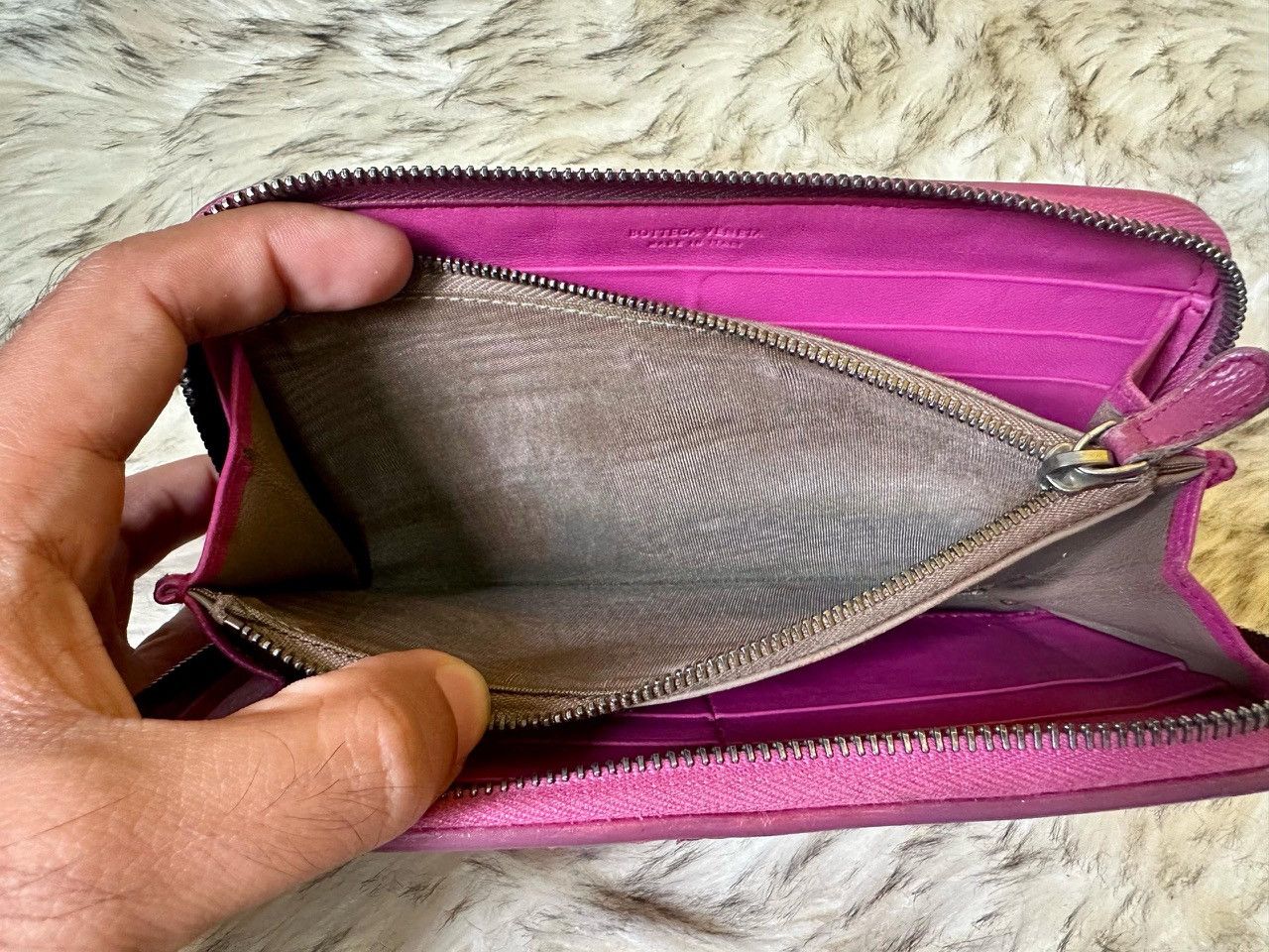 Bottega Veneta Authentic Bottega Veneta Intrecciato Zip Around Wallet Size ONE SIZE - 8 Thumbnail