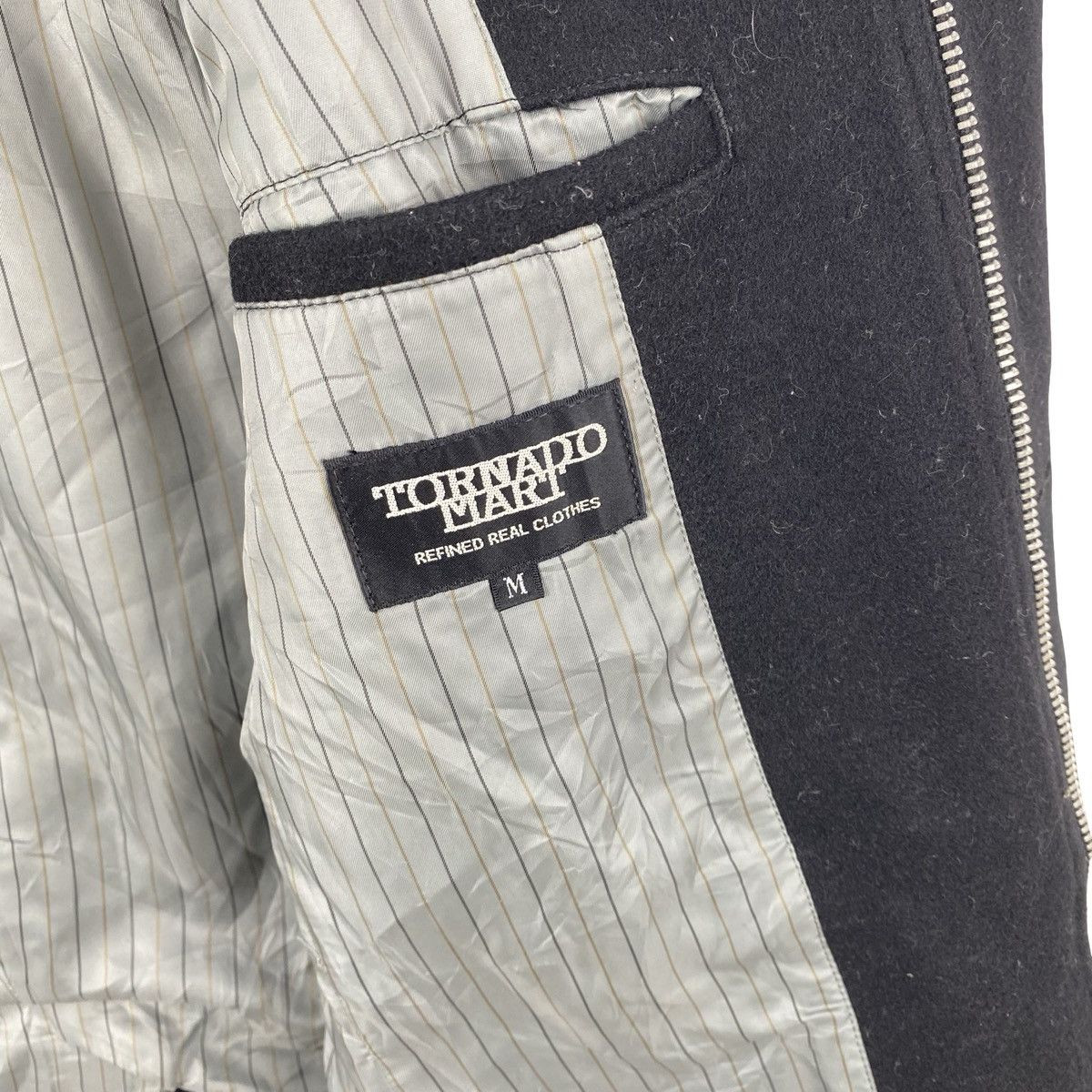 Tornado Mart Vintage TORNADO MART Coat Military Style Buckle Neck Zip Size US M / EU 48-50 / 2 - 7 Thumbnail