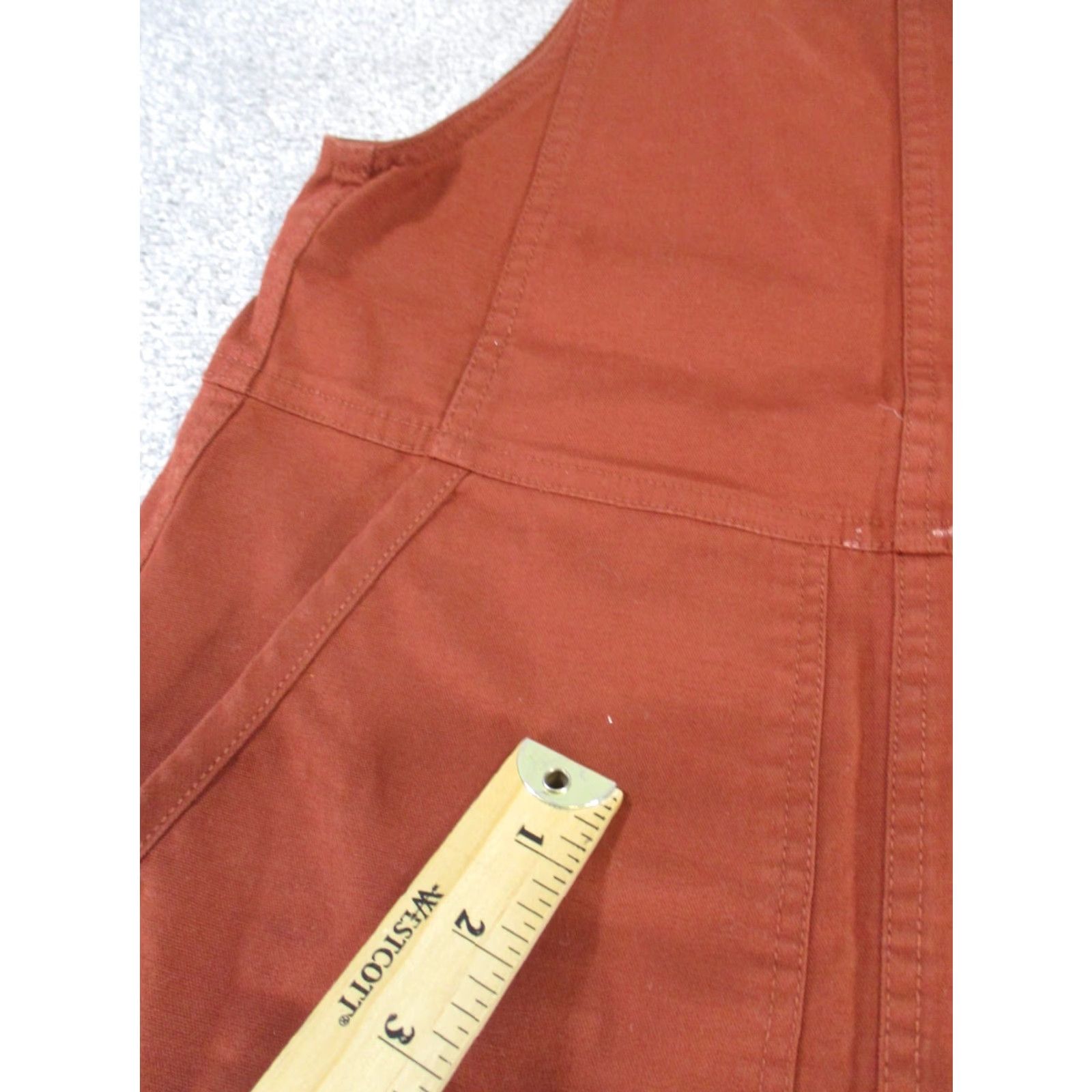 Toad&Co VINTAGE Toad&Co Dress Shirt Women XS Brown Canvas Cotton Blend A-Line Short Flare 90s? (Note: 90s not in data) Size XS / US 0-2 / IT 36-38 - 6 Thumbnail