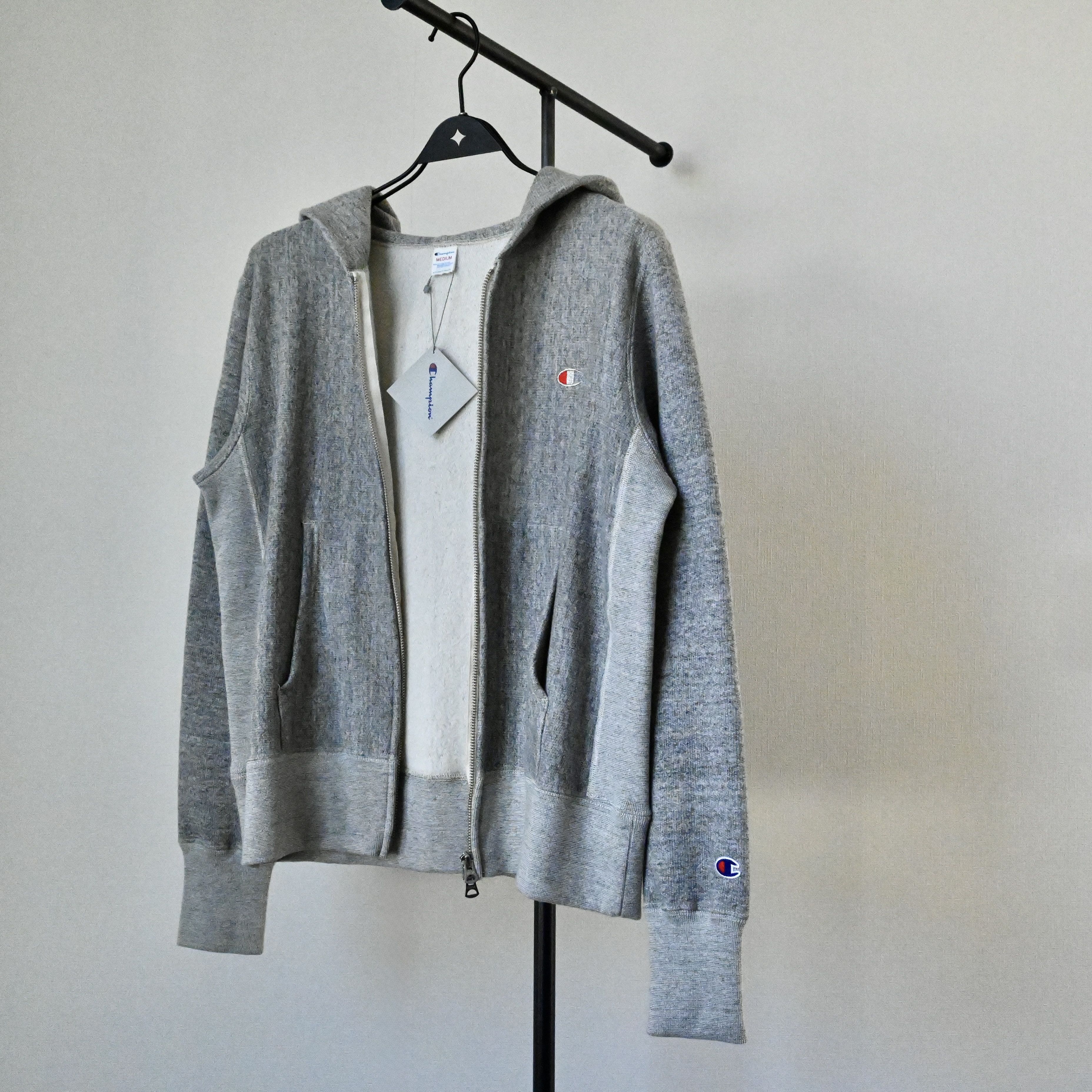 Champion UNUSED, Champion loop-wheeled cotton hoodie made in Japan Size US S / EU 44-46 / 1 - 16 Thumbnail