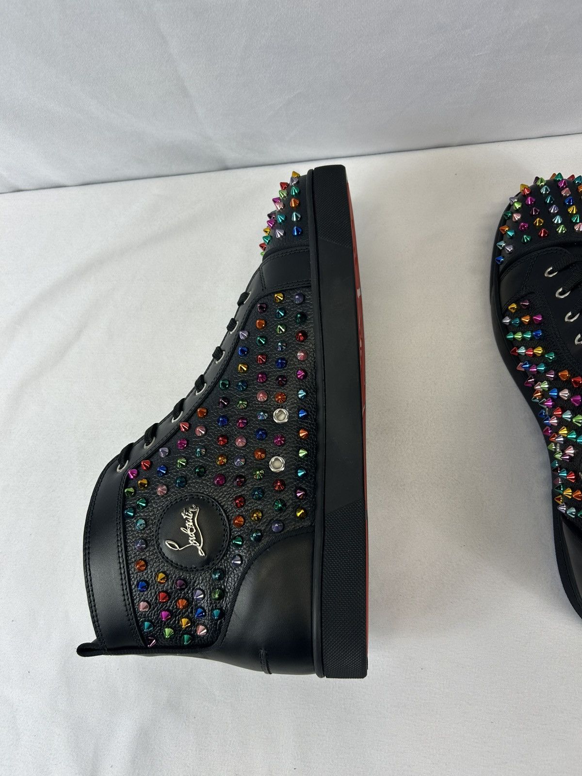 Christian Louboutin CHRISTIAN LOUBOUTIN Louis Spikes Boum Boum Leather Size US 15 / EU 48 - 10 Thumbnail
