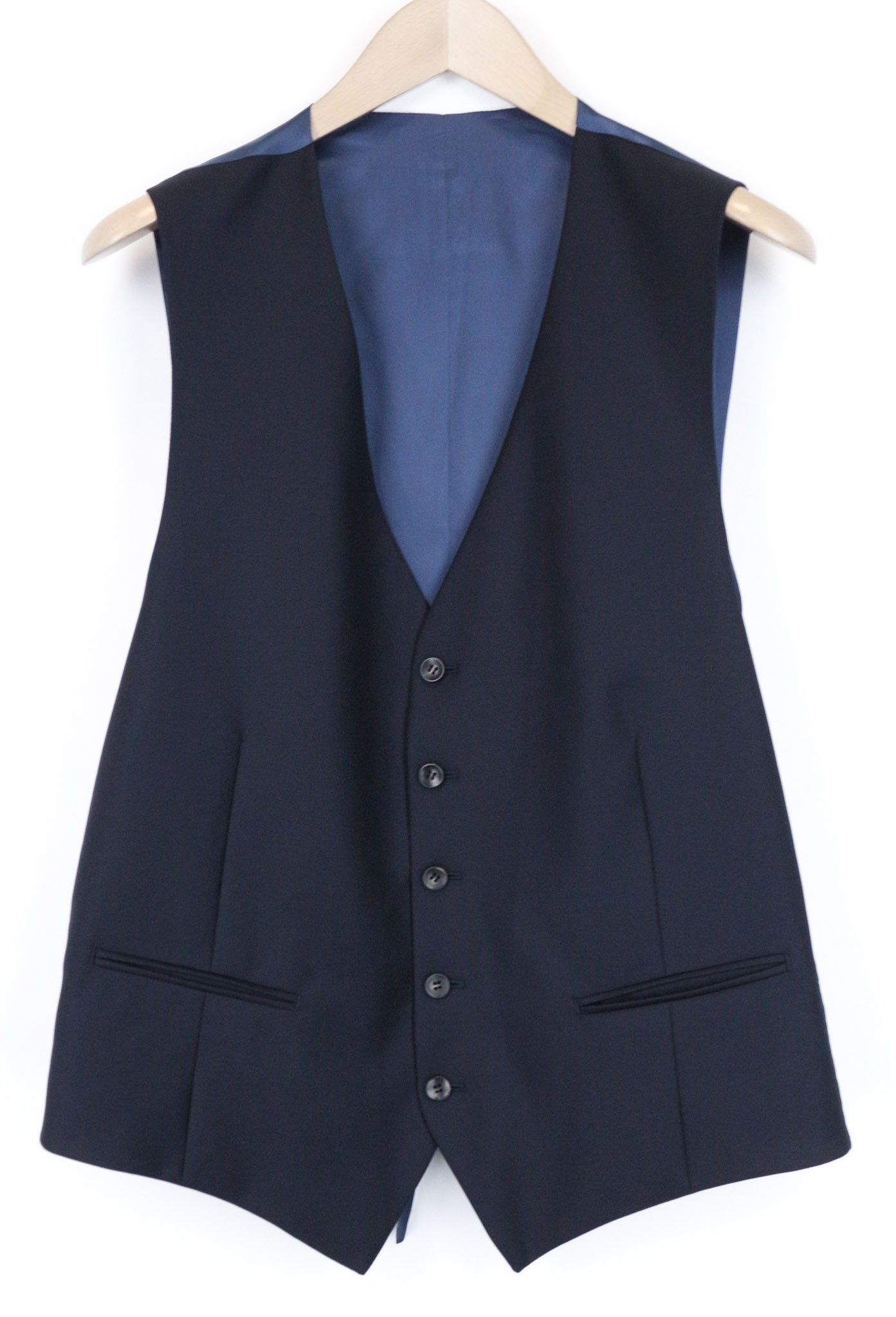 Suitsupply FERRARA UK44L Navy Wool Slim Suit 75239 Size 44L - 3 Thumbnail