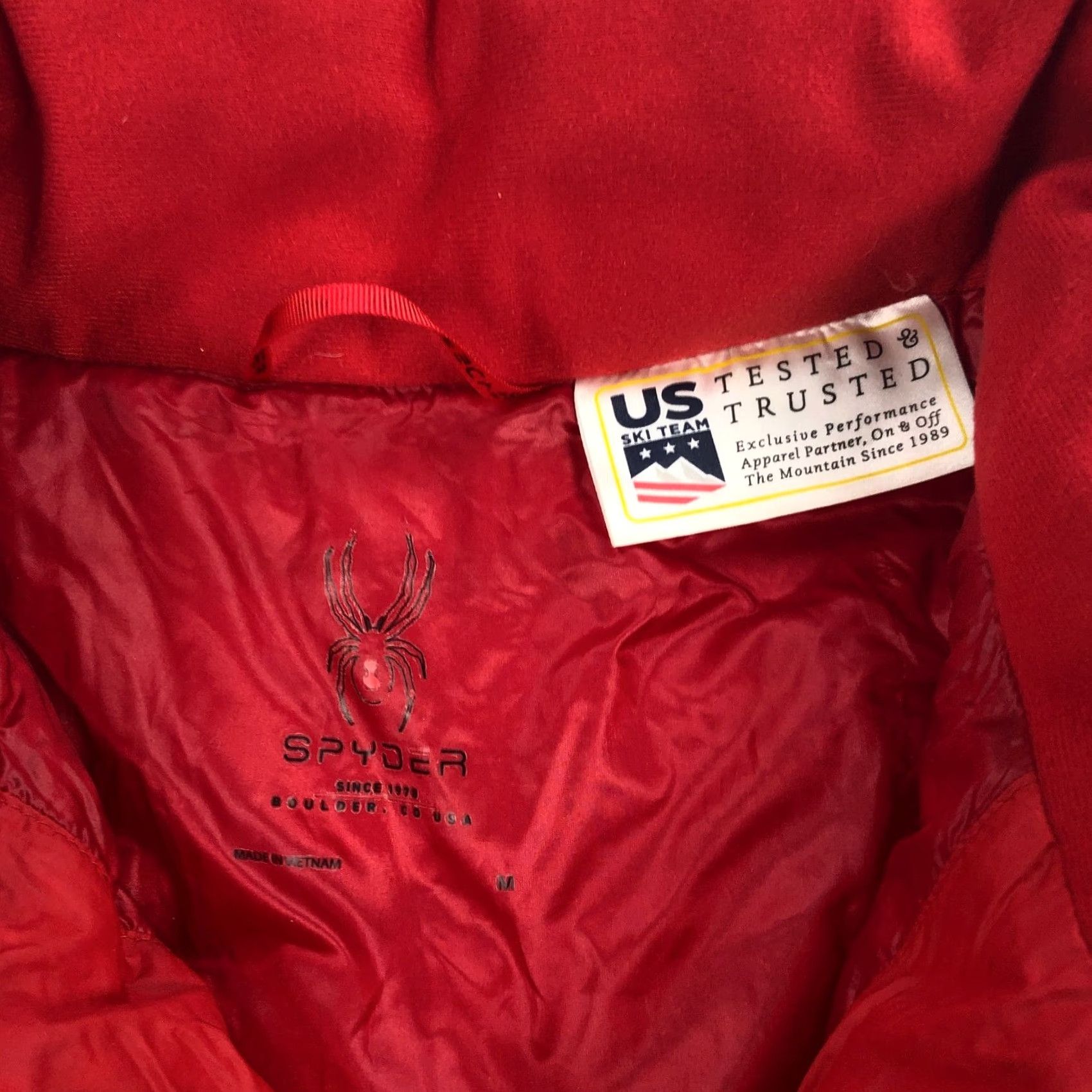 Spyder Spyder Puffer Jacket Womens M Red Ski Timeless Down US Team Size M / US 6-8 / IT 42-44 - 3 Thumbnail