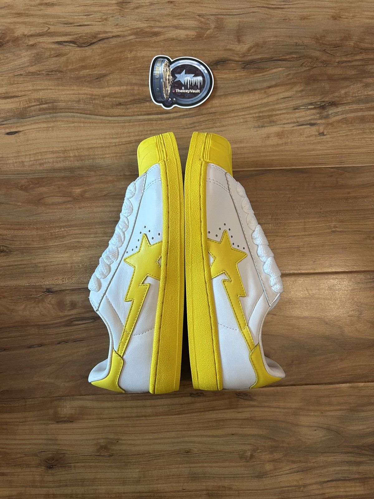 Bape DS Bape OG White and Yellow Skullstas Size US 8.5 / EU 41-42 - 3 Thumbnail