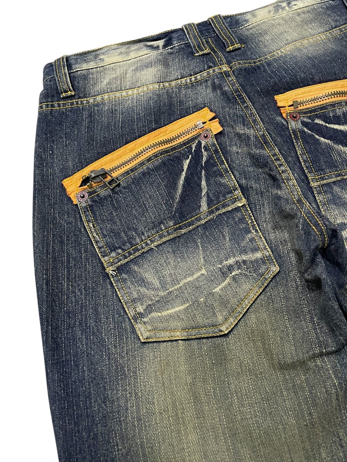 Hysteric Glamour Clone Devgru Japan Mud Wash Zipper Pocket Jeans Size US 32 / EU 48 - 19 Thumbnail