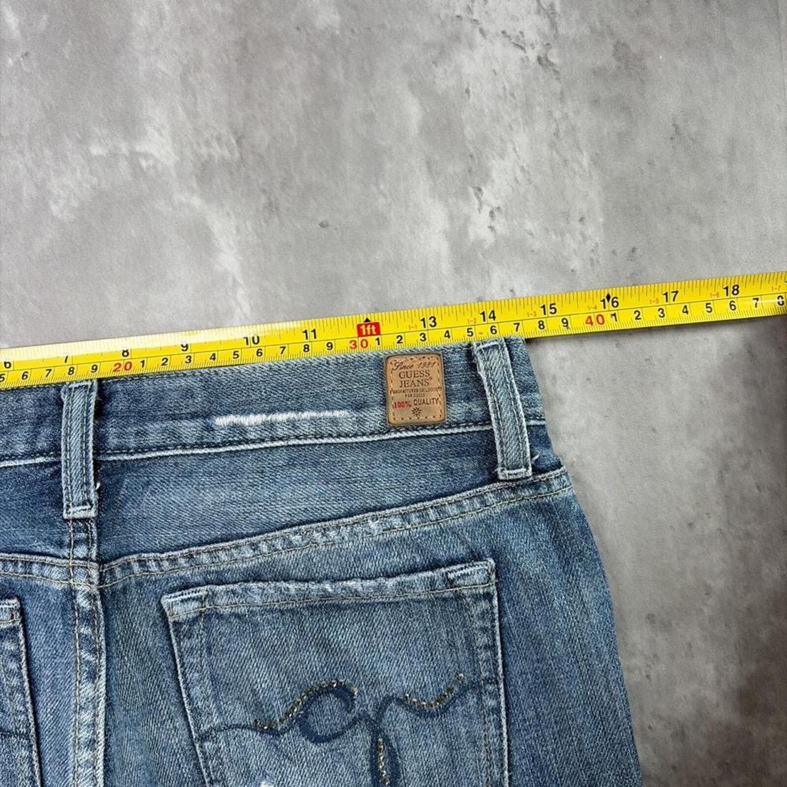 Guess Y2K Light Wash Guess Grunge Bootcut Denim Jeans Size 27" / US 4 / IT 40 - 6 Thumbnail