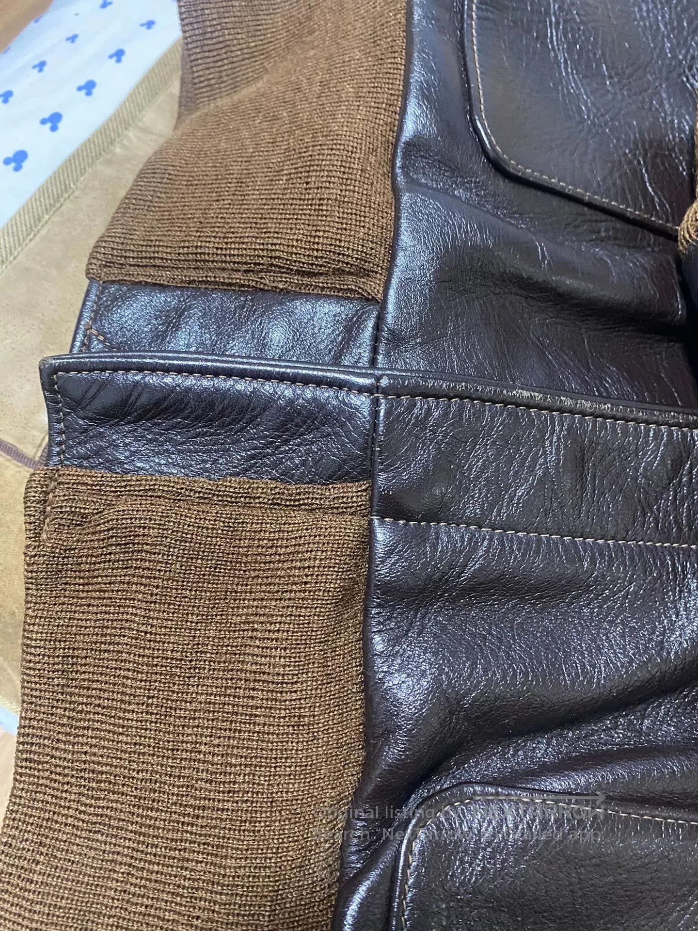 The Real McCoy's the real mccoy a2 brown leather jacket. Size US M / EU 48-50 / 2 - 6 Thumbnail