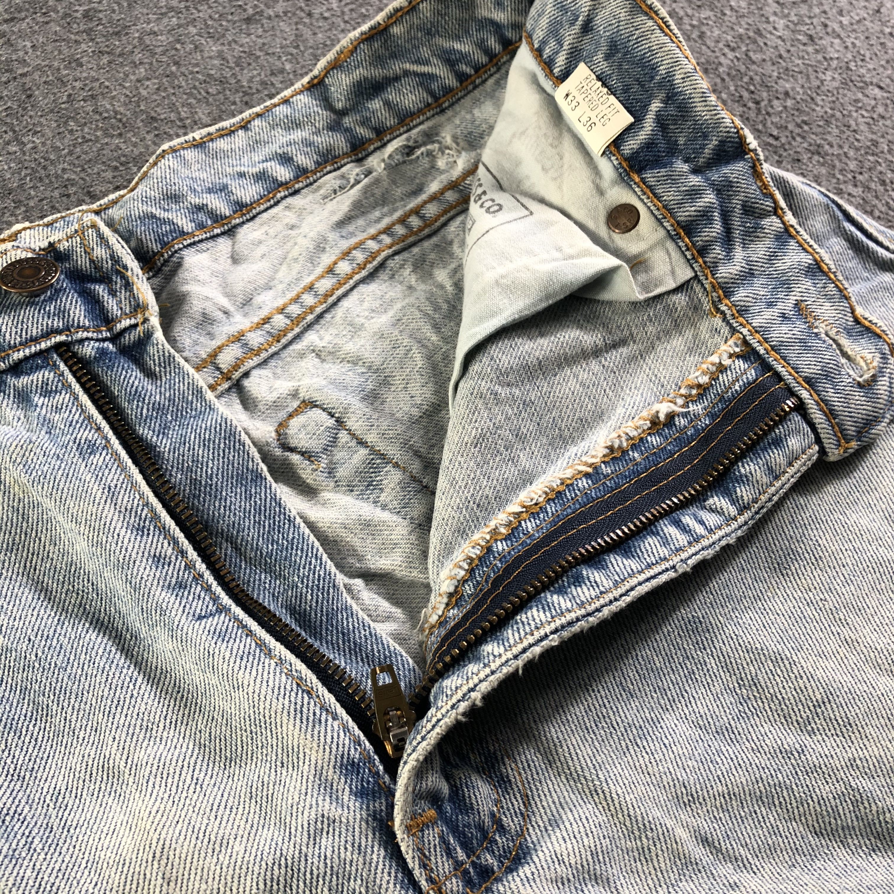 Levi's × Vintage Vintage Light Wash Levis 550 Jeans-J4564 Size 31" - 7 Thumbnail