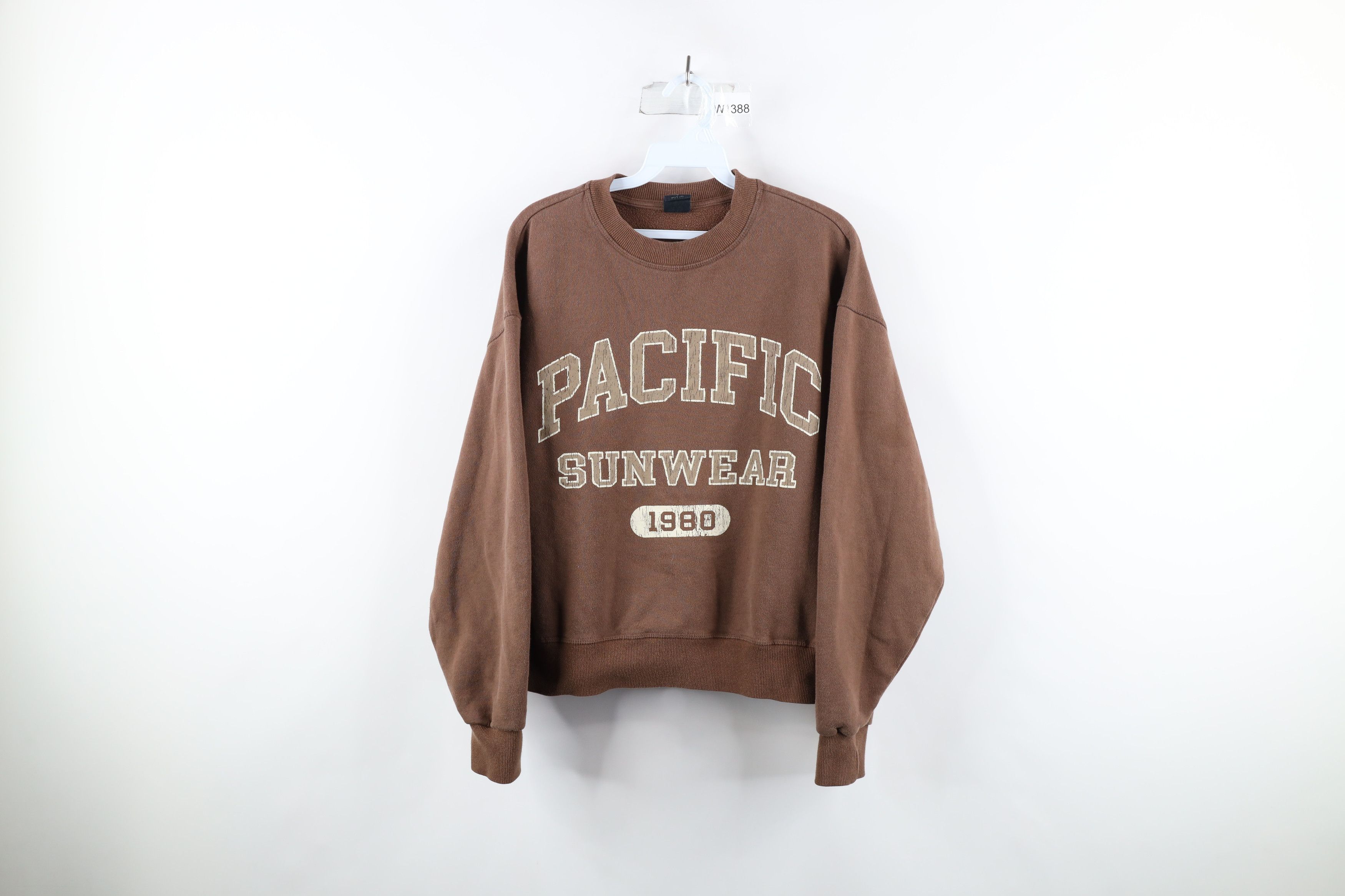 Vtg Pac Sun Out Pacific Sunwear Cropped Baggy Sweatshirt