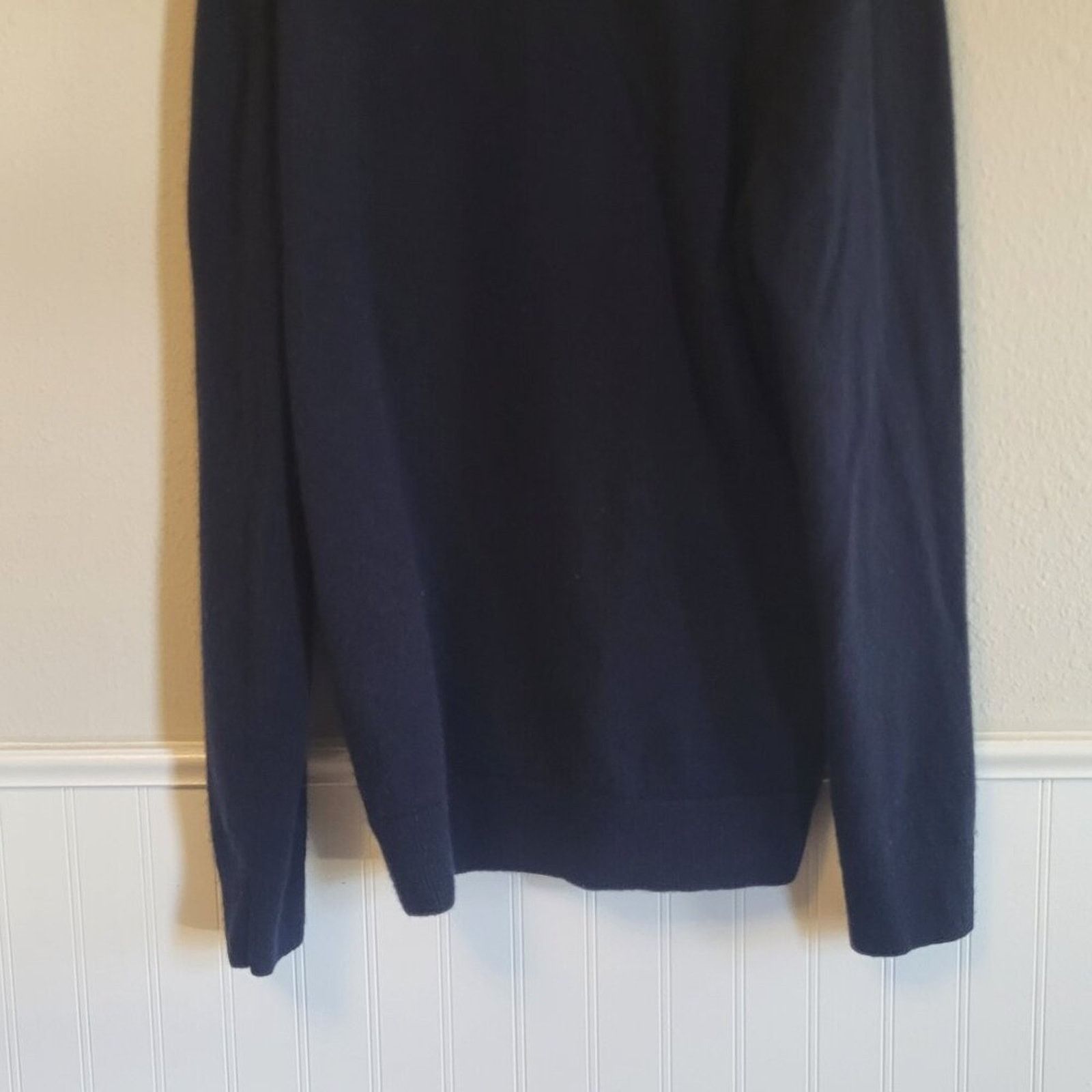 Common Projects The Commons 100% Cashmere Crewneck Sweater - Navy - Size L Size US L / EU 52-54 / 3 - 3 Thumbnail