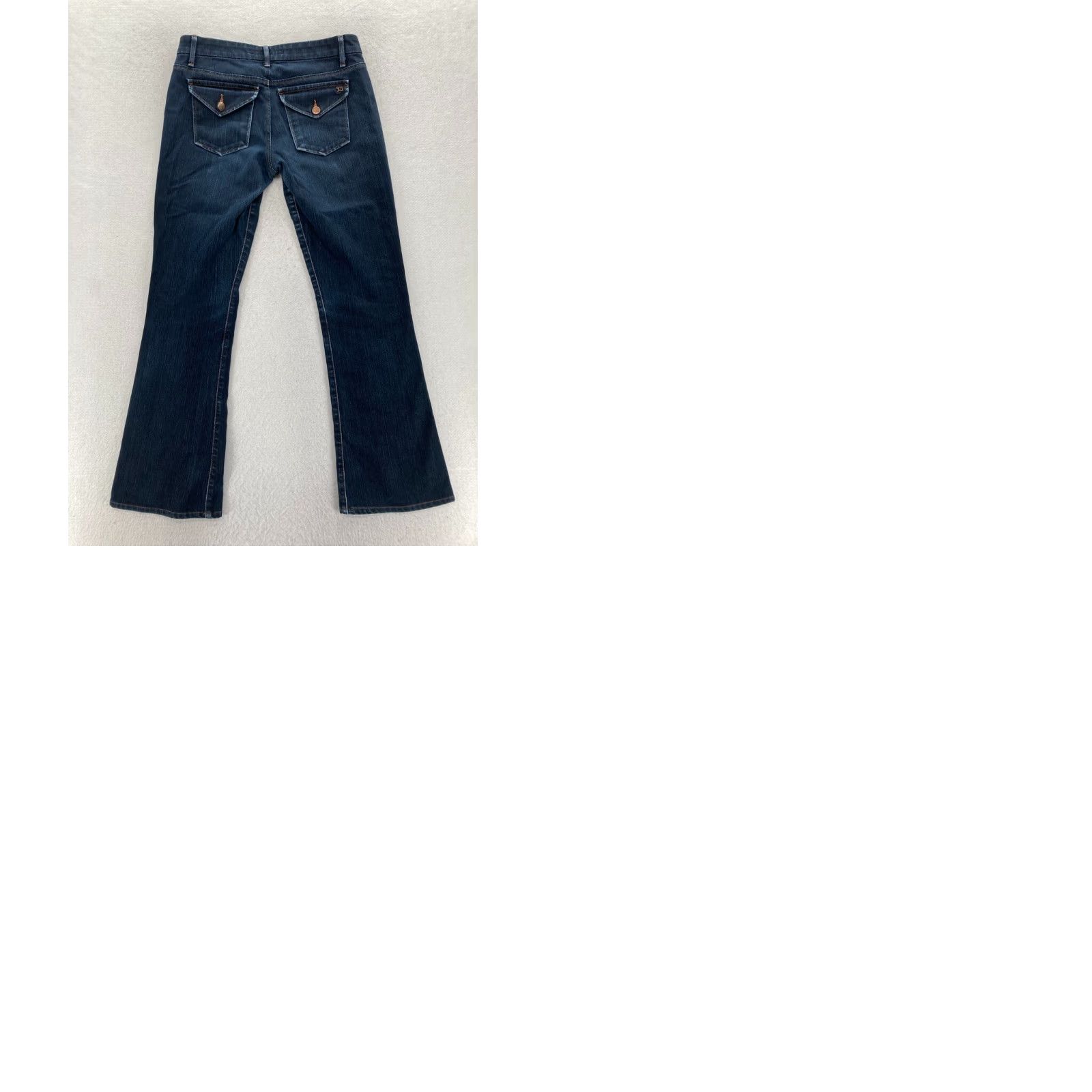 Vintage Joe's Jeans Rocker Bootcut Women's 28 Dark Wash Denim Low Rise Flap Pocket Jeans Size 28" / US 6 / IT 42 - 9 Thumbnail