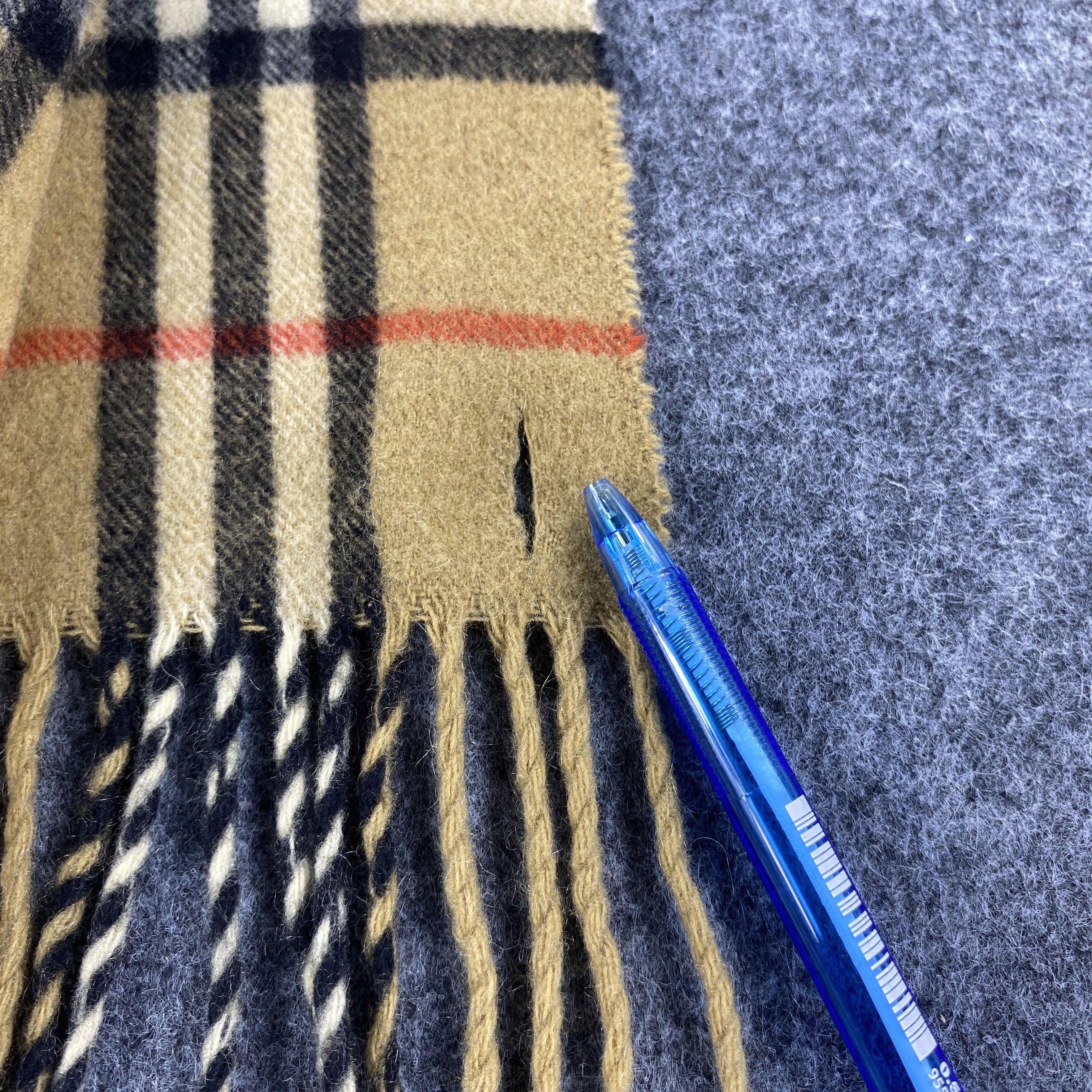 Burberry × Vintage Burberrys Scarf # D407 # Muffler # Neckwear Size ONE SIZE - 5 Thumbnail