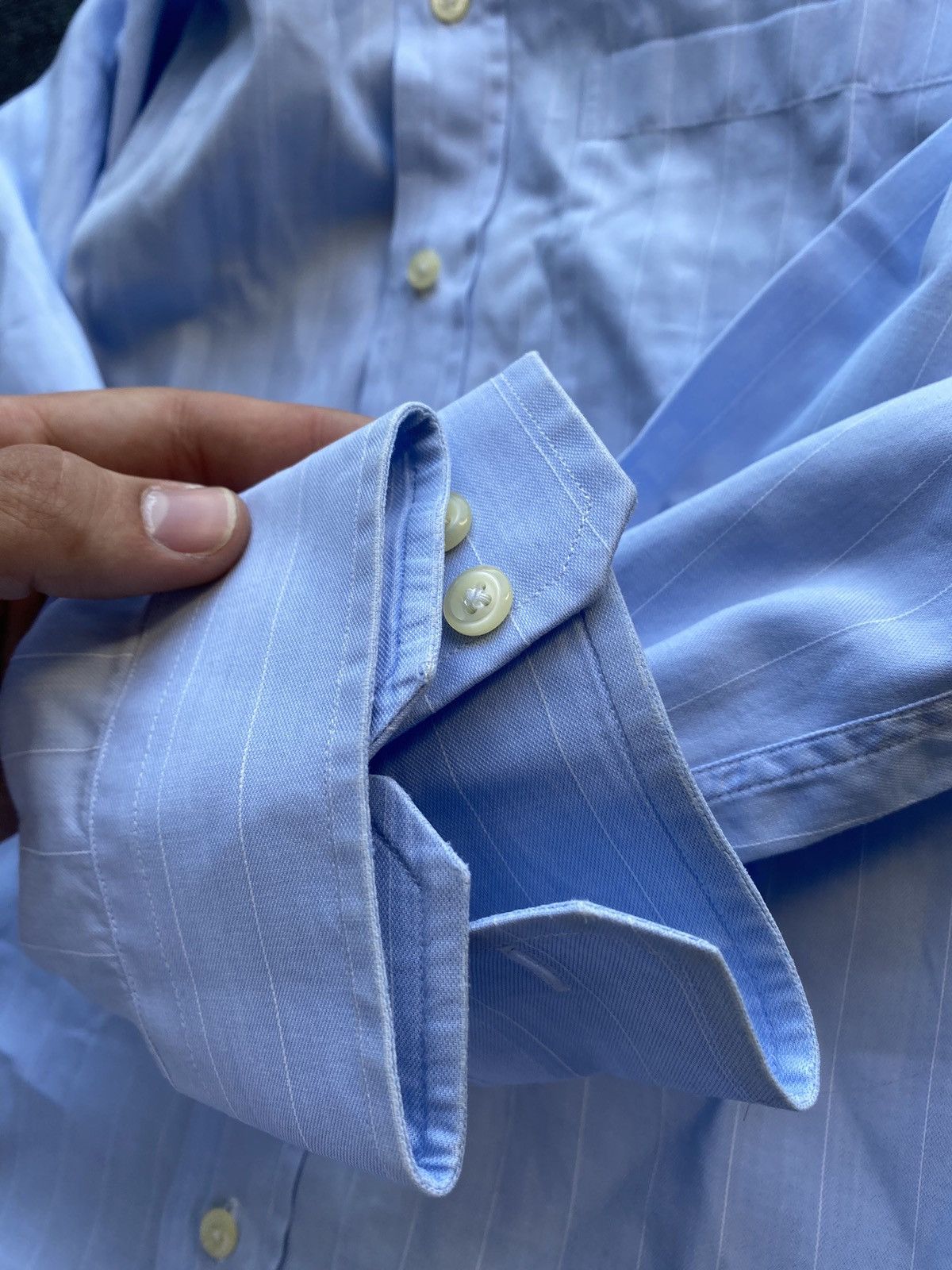 Pal Zileri 🔥Pal Zileri 16/41 L blue button up shirt designer Size US L / EU 52-54 / 3 - 6 Thumbnail