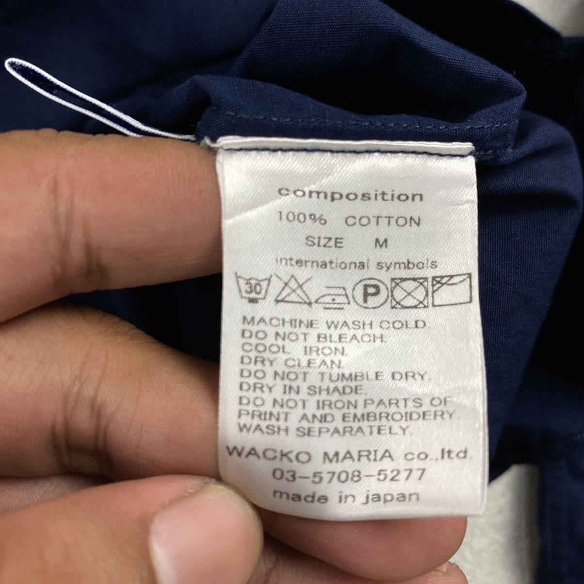 Wacko Maria Wacko Maria Navy Shirt Size US M / EU 48-50 / 2 - 9 Thumbnail