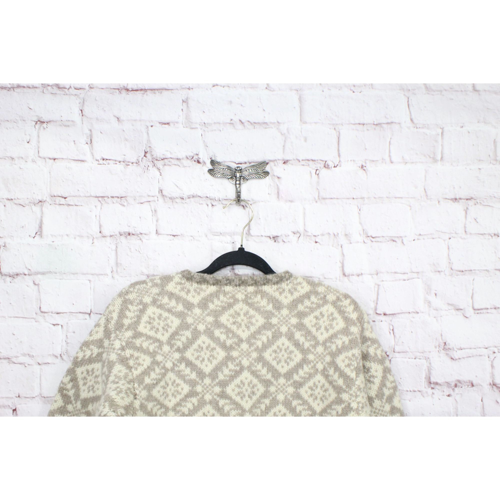 Vintage Vintage Nomadic Traders Women's Nordic 100% Wool Sweater Size S / US 4 / IT 40 - 4 Thumbnail