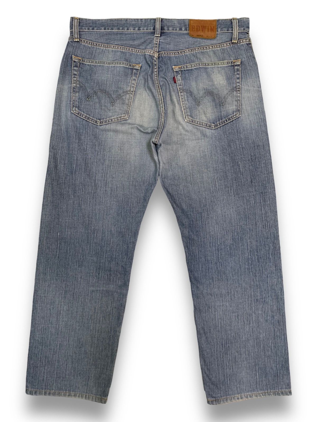 Edwin Vintage Y2K Edwin 503Z Rusty Mud Wash Baggy Jeans Size US 36 / EU 52 - 2 Thumbnail