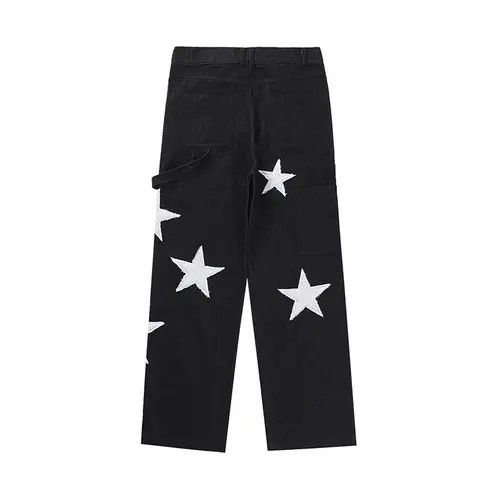 Japanese Brand Retro-style Jjapangy Trousers Star Harajuku style Size US 30 / EU 46 - 4 Thumbnail