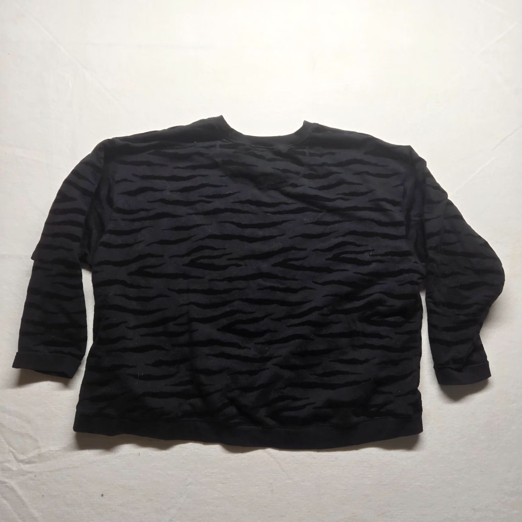 Vintage Time And Tru Sweater Adult 3XL Black Animal Print Knit Crew Neck Long Sleeve Pullover Leopard Cheetah Womens Size XXL / US 16-18 / IT 52-54 - 7 Thumbnail