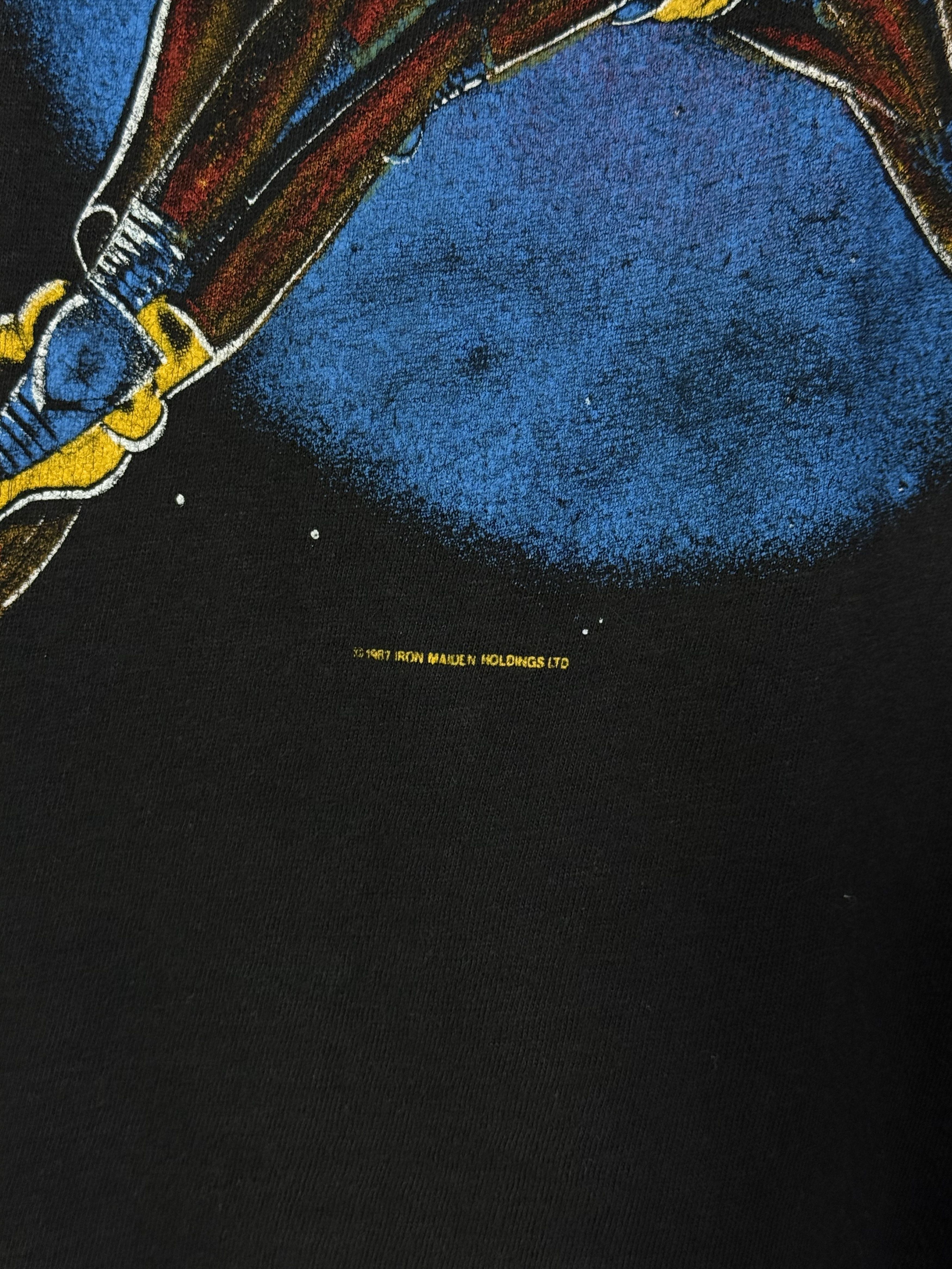 Vintage Vintage Iron Maiden Spring Field 87' Tour Tee Size US L / EU 52-54 / 3 - 5 Thumbnail