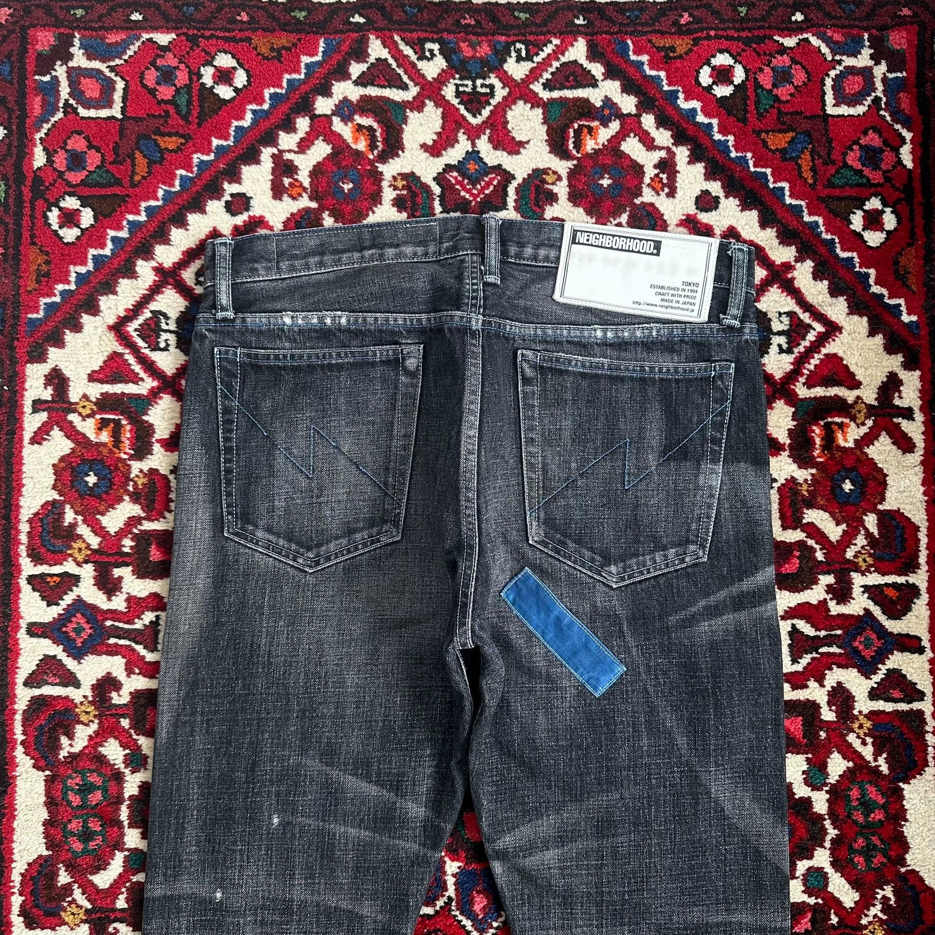 Neighborhood NEIGHBORHOOD 18SS METAL Jeans dp narrow M black Size US 33 - 3 Thumbnail