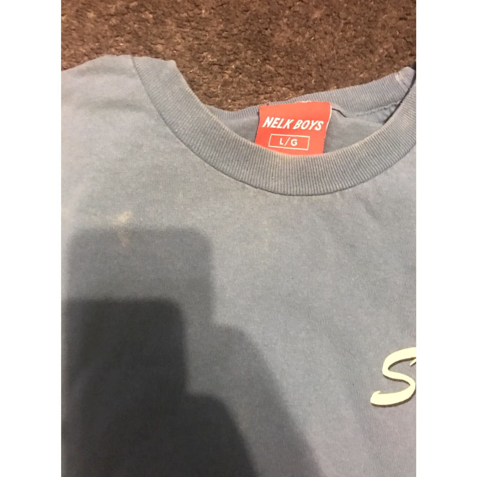 Vintage Nelk Boys Full Send Mens Graphic T-Shirt L Blue Bunny Girl Short Sleeve Adult Girls Size US L / EU 52-54 / 3 - 3 Thumbnail