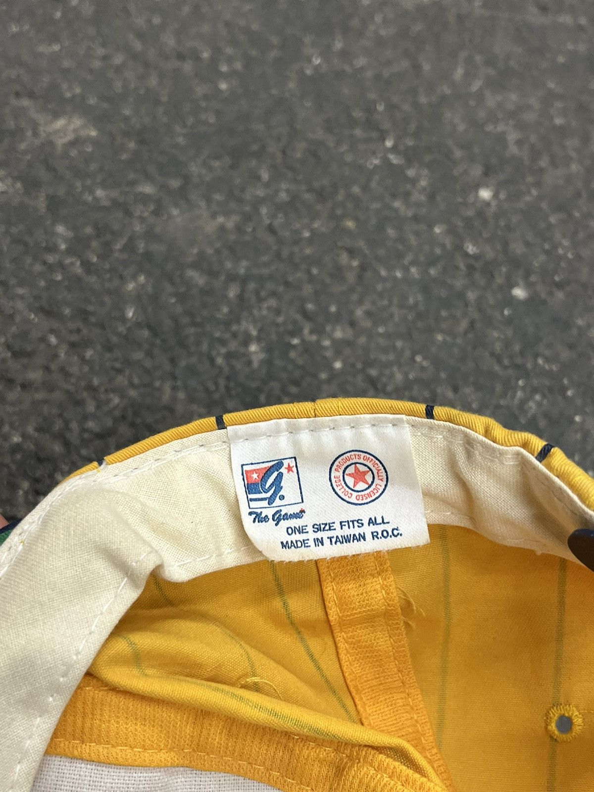 The Game × Vintage Vintage notre dame pin stipe hat streetwear hype rare Size ONE SIZE - 5 Thumbnail