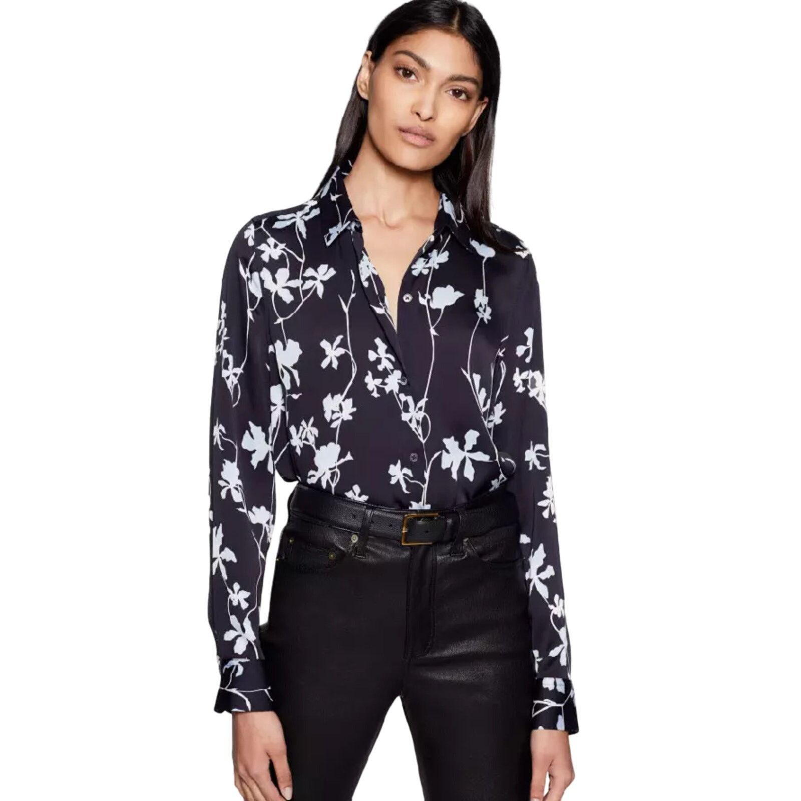 Equipment Equipment Femme Essential Floral Shirt Eclipse Multi Small Size S / US 4 / IT 40 - 1 Thumbnail
