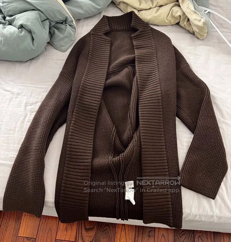 Yohji Yamamoto Yohji Yamamoto Chocolate Brown Sweater Size US M / EU 48-50 / 2 - 1 Thumbnail